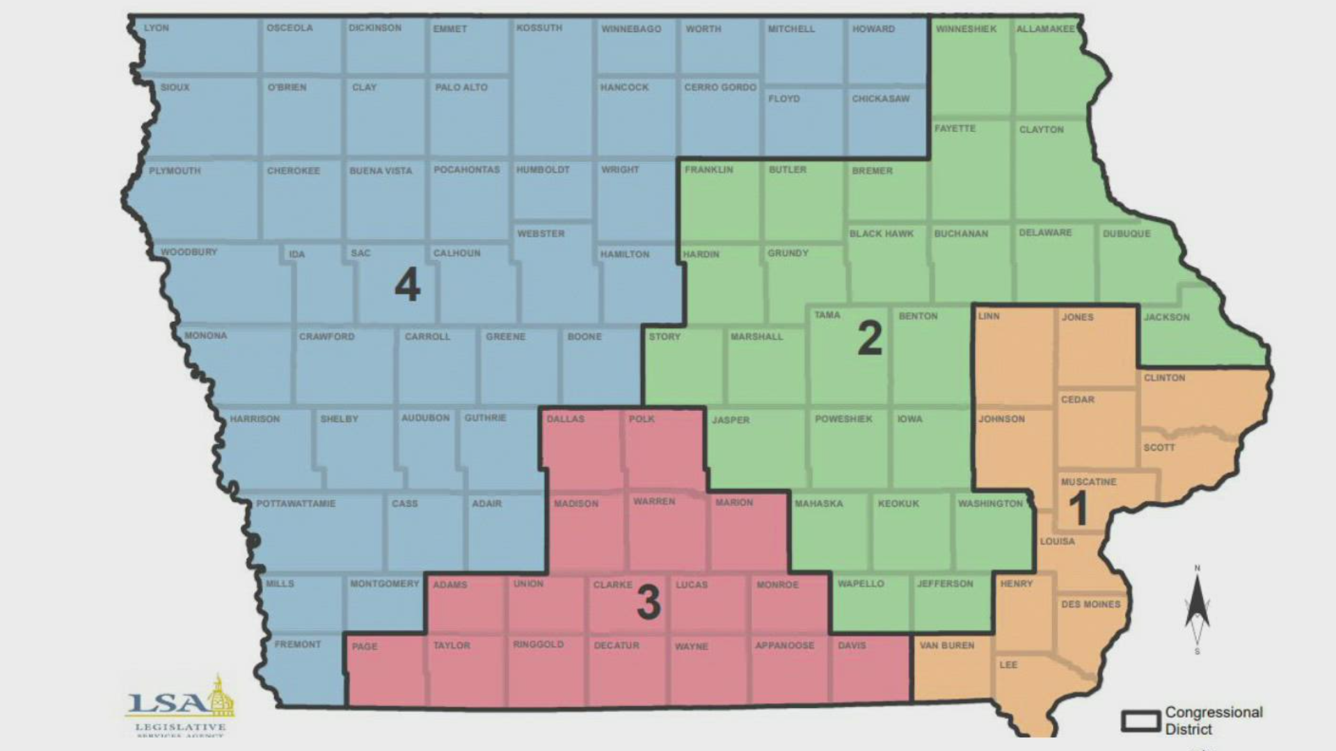 The vote was along party lines Tuesday afternoon.