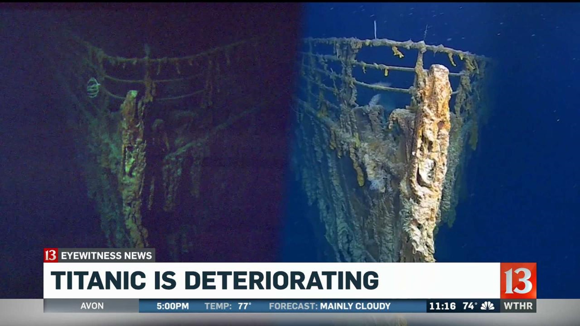 Titanic is Deteriorating