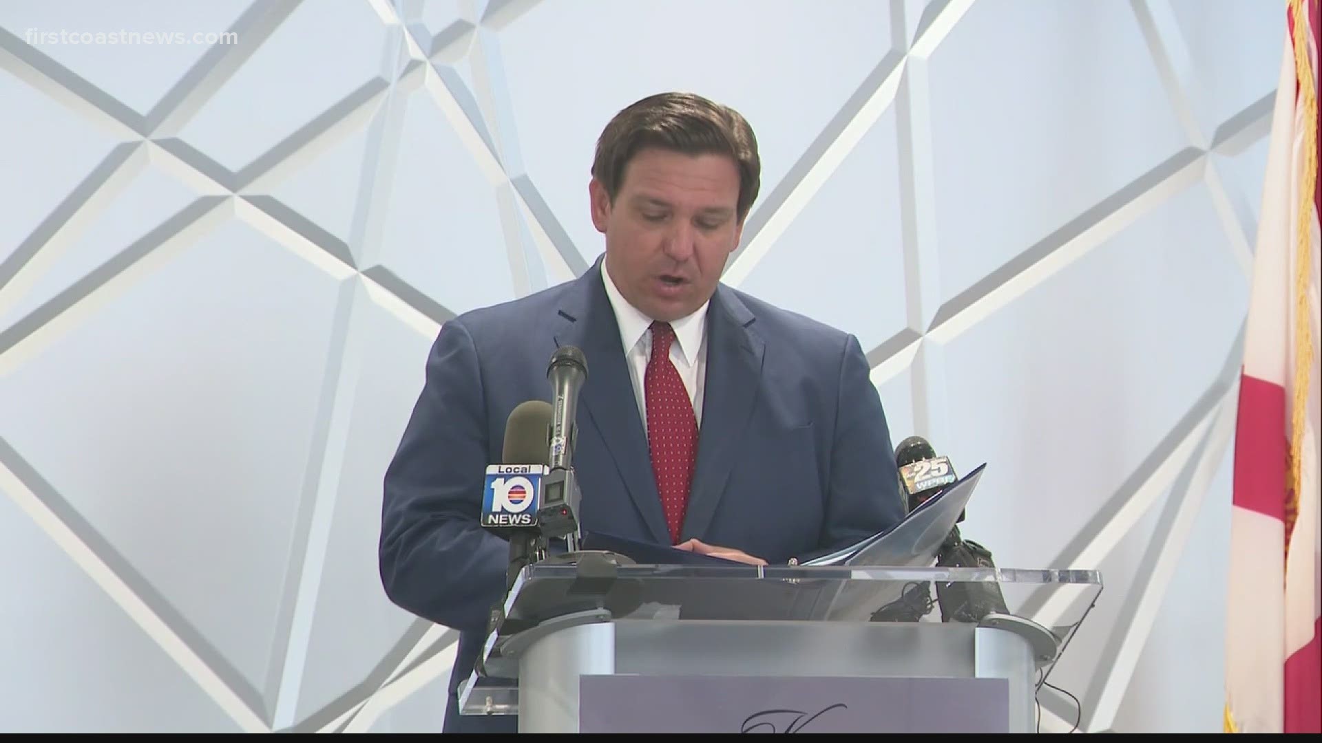 "Currently we do not have enough vaccines on hand for all 4 million+ senior citizens in the state of Florida," DeSantis said. "We will get there."