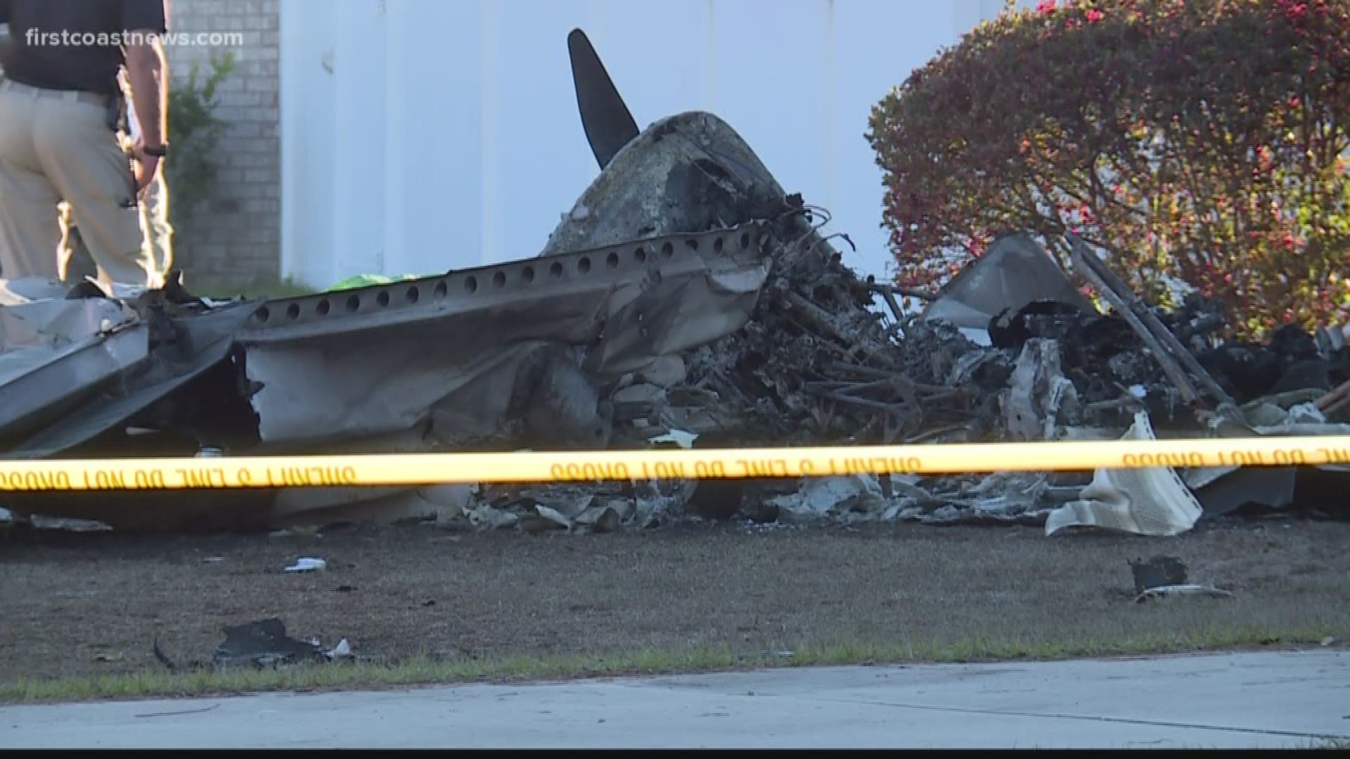 No one in the home was injured during the crash, according to deputies. The pilot of the plane is believed to have died in the crash.