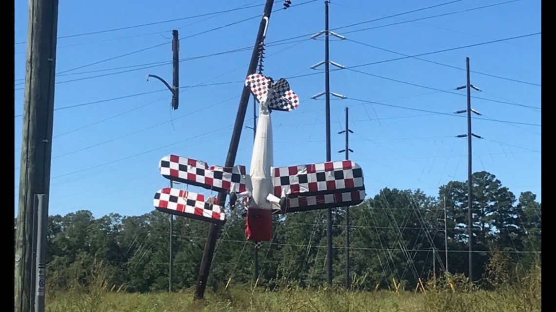 Pilot inside plane dangling from power line in South Georgia - Vimarsana News