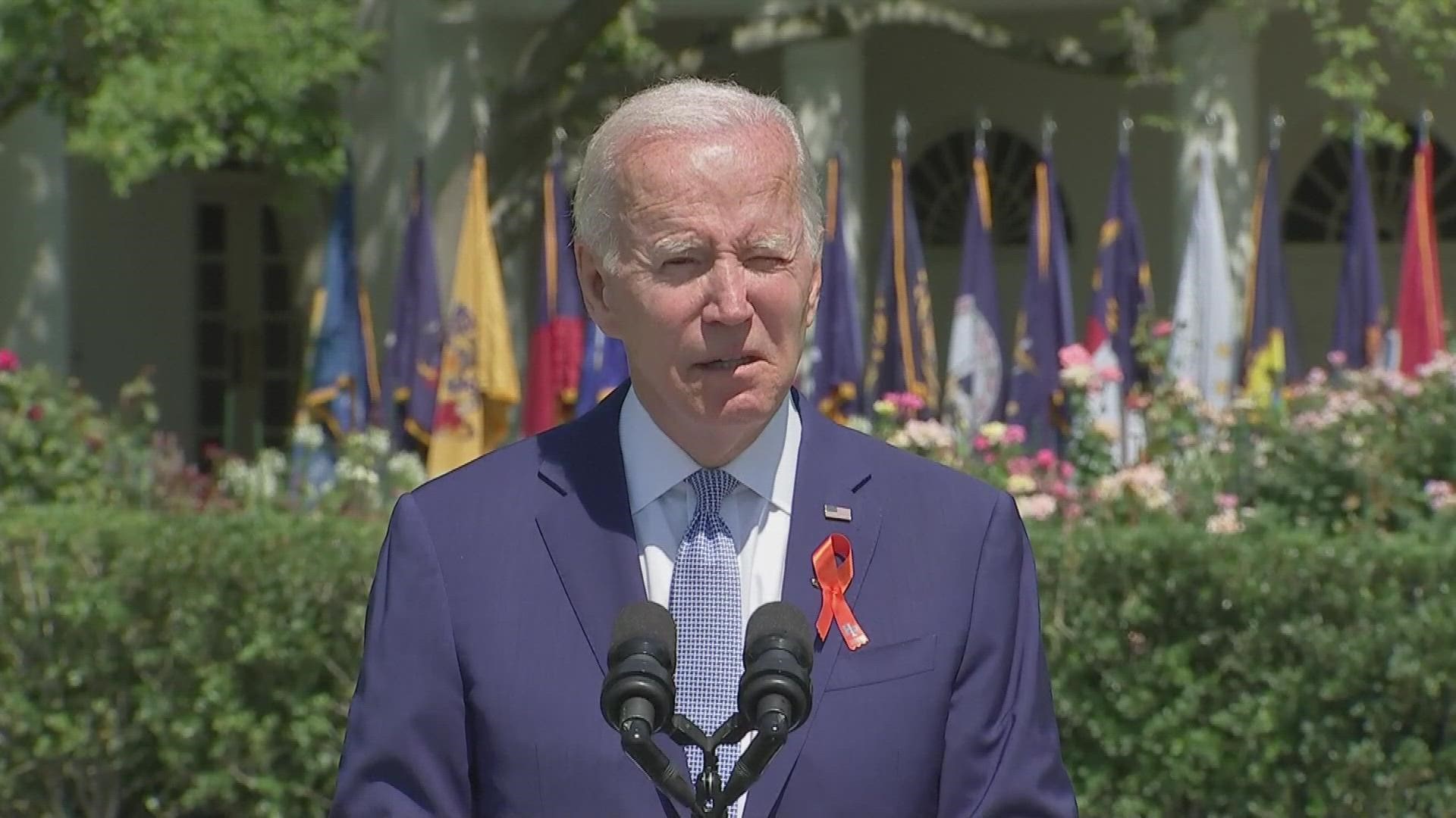 Manuel Oliver, father of Parkland shooting victim Joaquin Oliver, interrupted Joe Biden during a speech Monday: "You need to do more."
