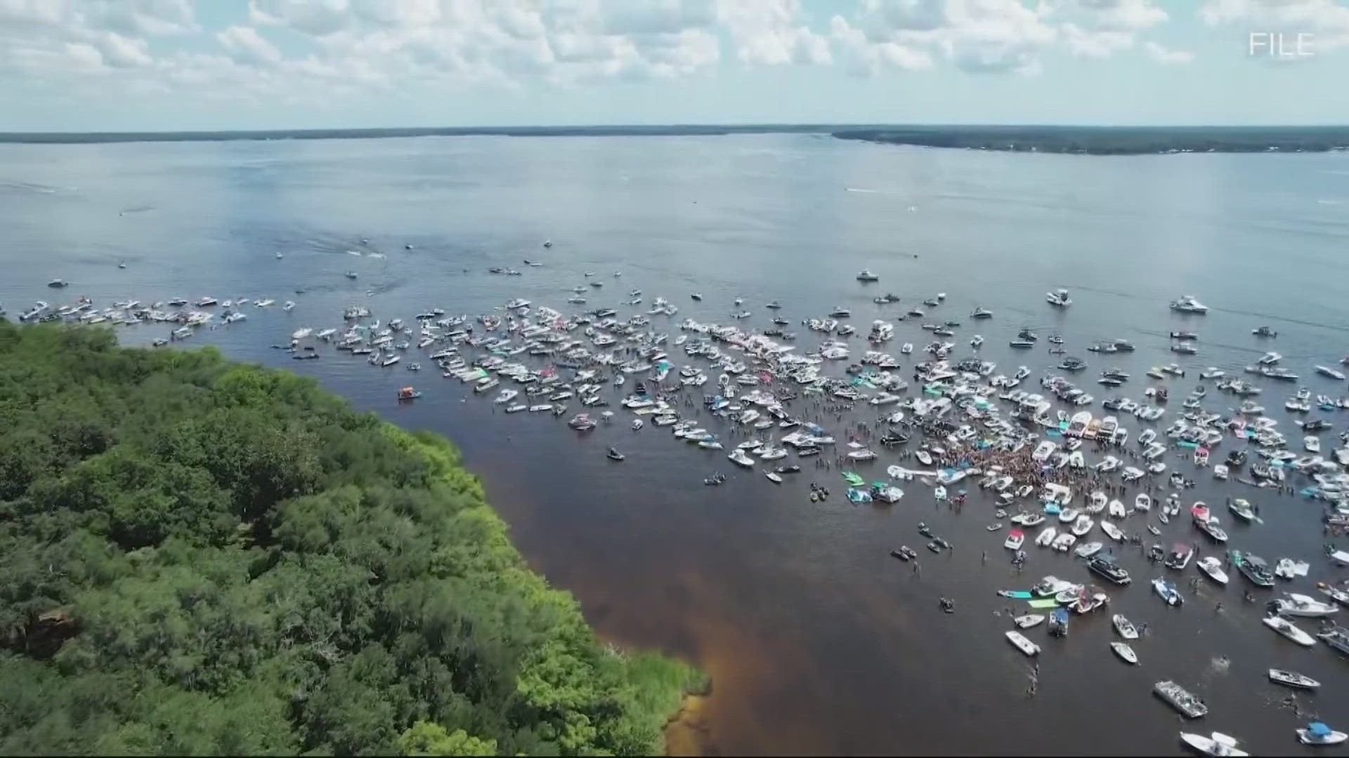 Event planners say Boater Skip Day in Green Cove Springs is the largest boating event in Northeast Florida.