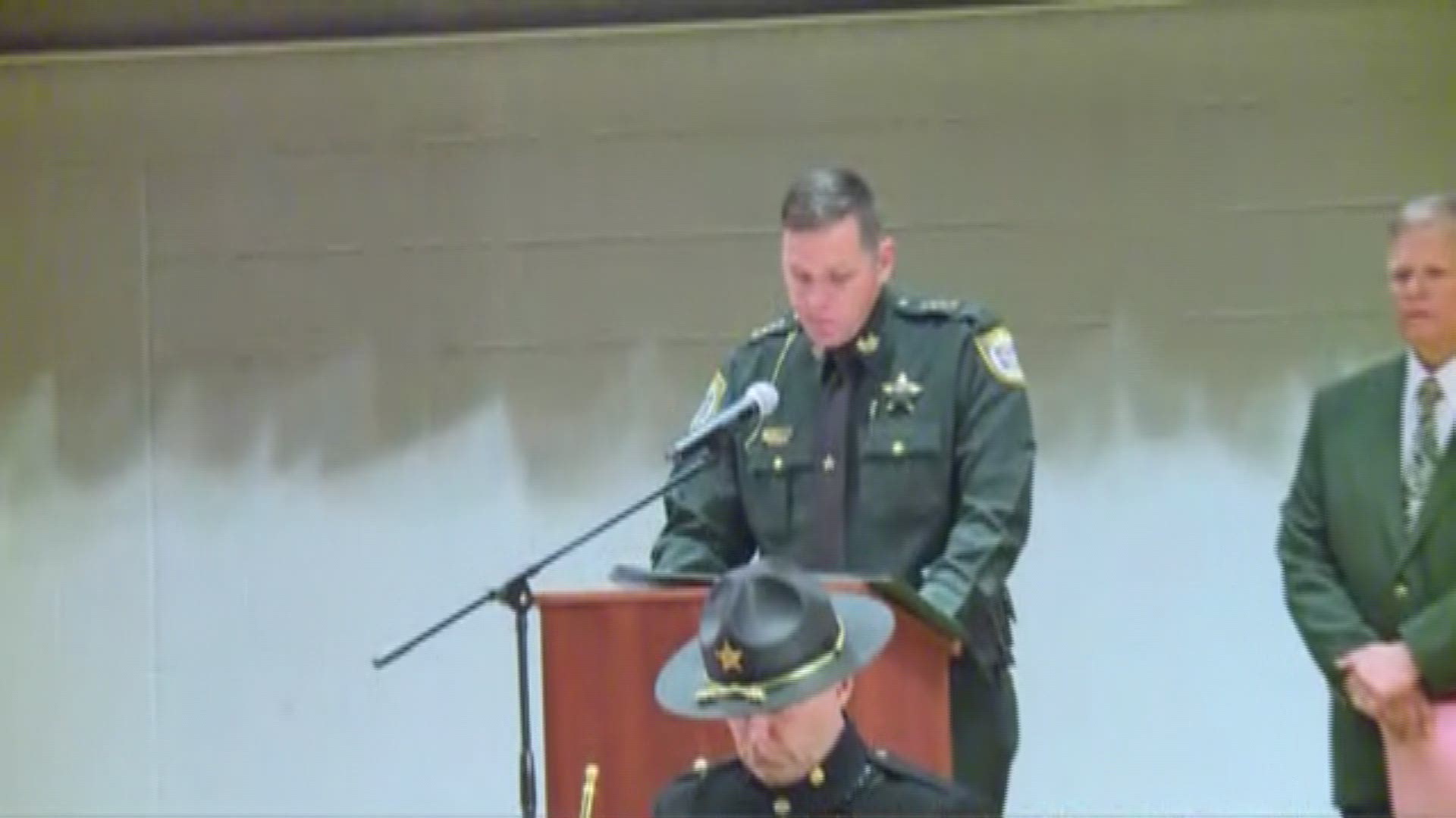 The Sheriff shares many stories about the two fallen heroes during their funeral in Bell, Florida.