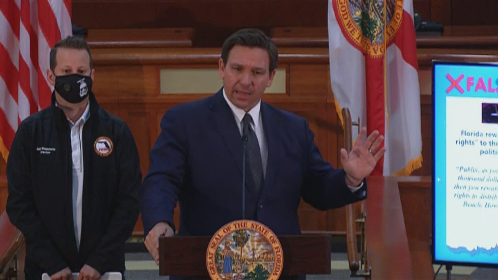 "It was malicious what they did," said DeSantis.