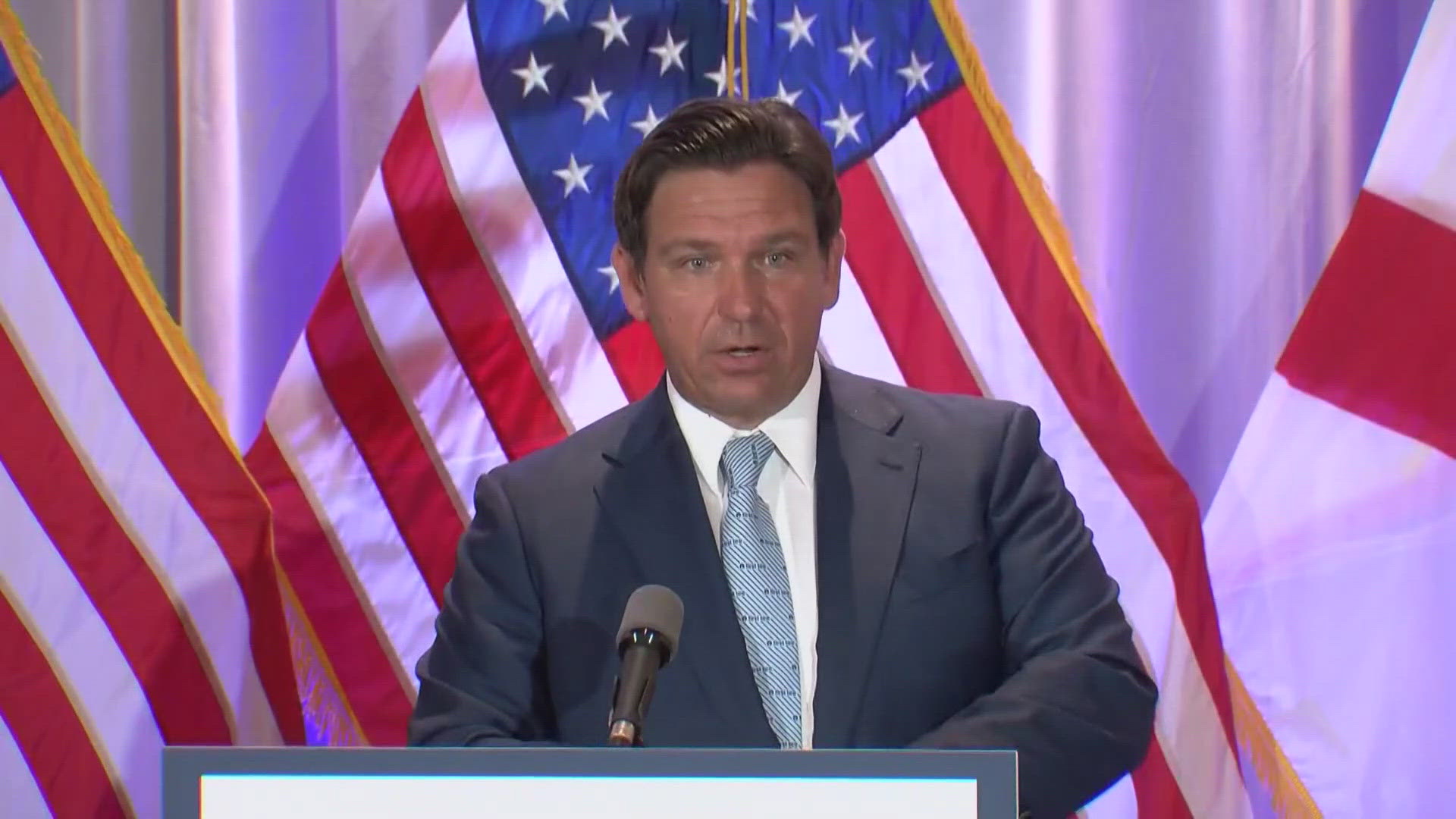 The Florida governor said he had not seen the video himself, but believed Sheriff T.K. Waters would hold the right people accountable.