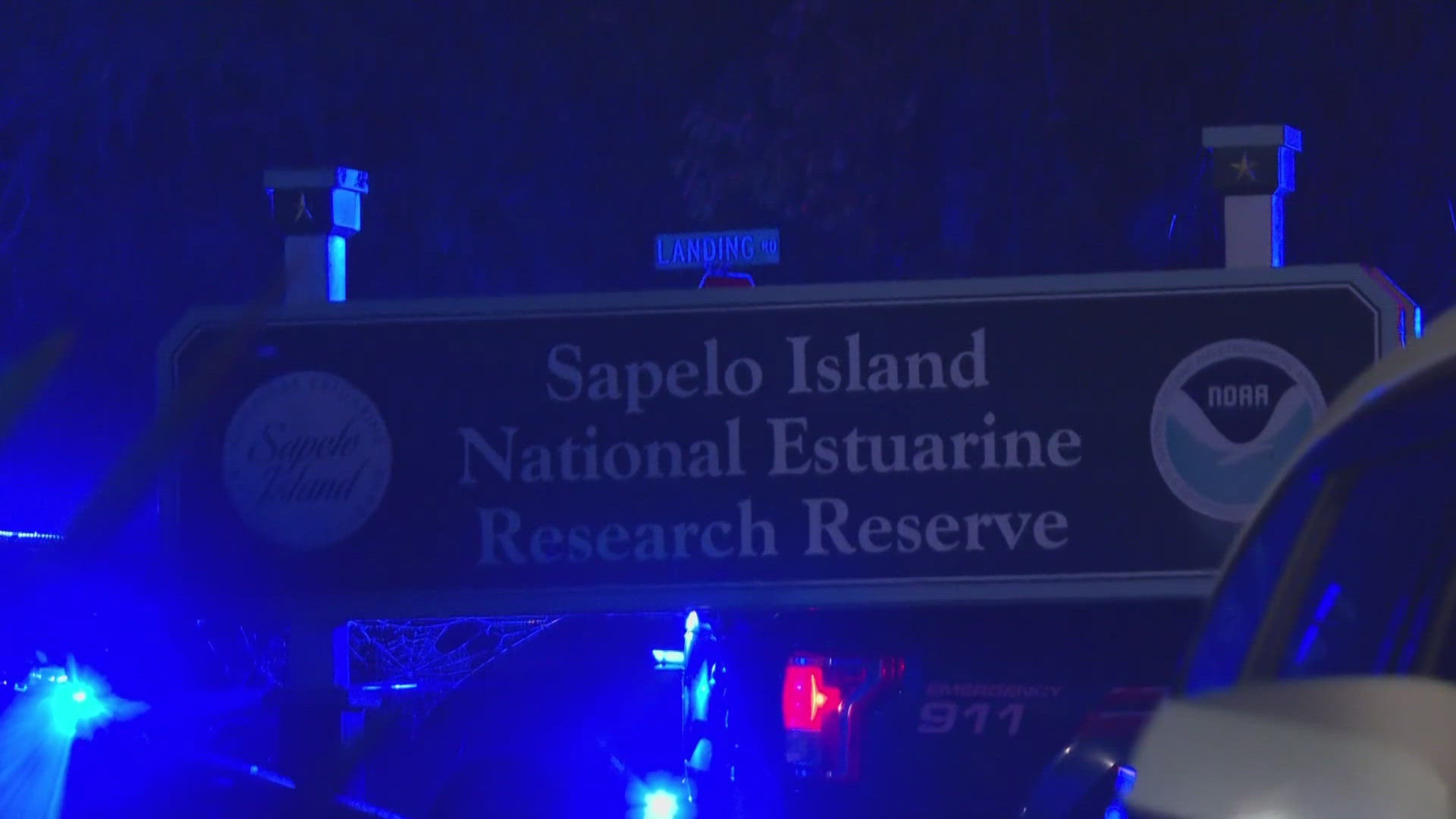 The 911 call came in at 3:50 p.m. reporting that the gangway at the Marsh Landing Dock on Sapelo Island had collapsed, plunging people into the water below.