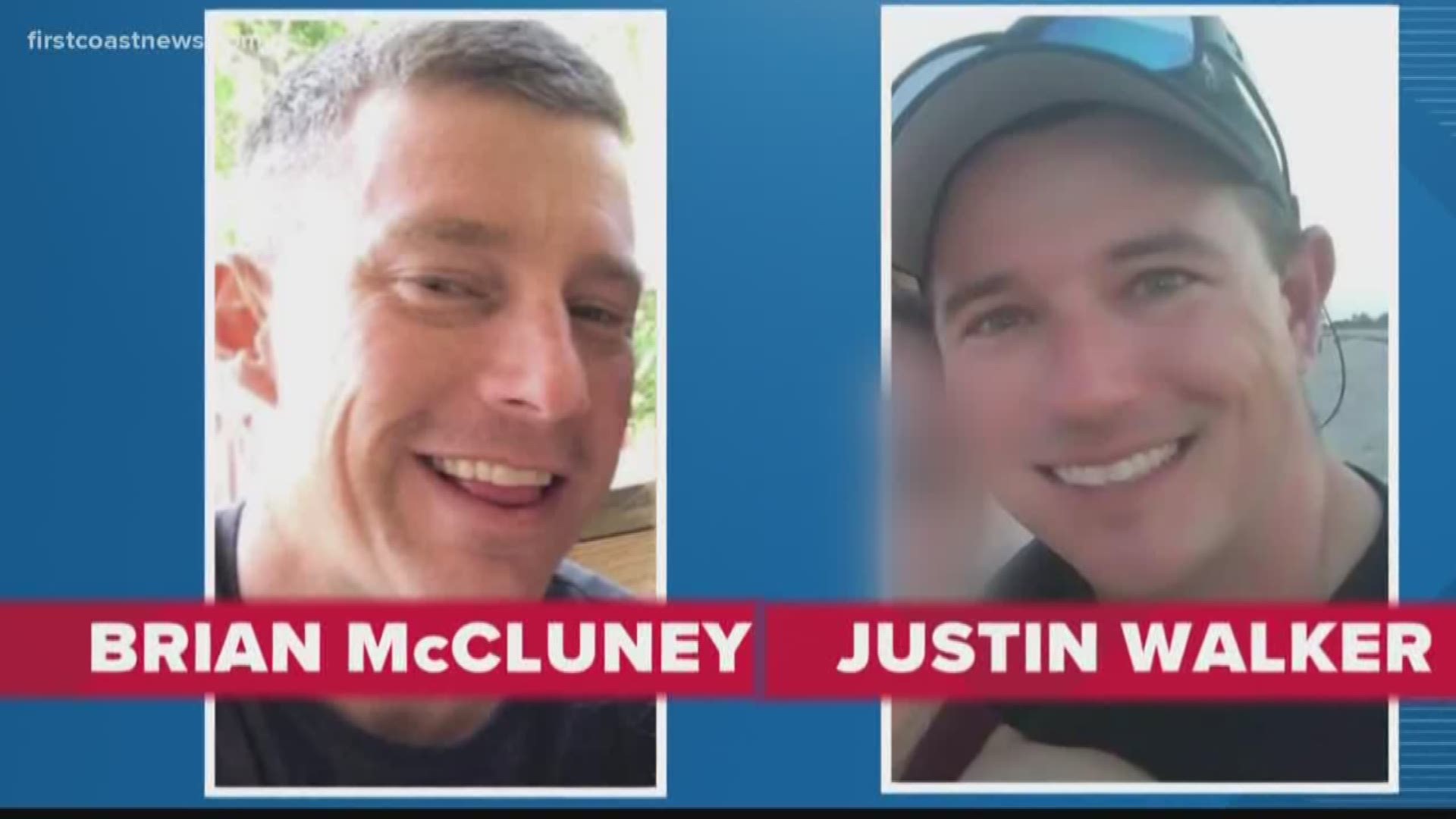 JFRD's Brian McCluney and Fairfax's Justin Walker were last seen leaving the 200 Christopher Columbus boat ramp Friday near Port Canaveral.