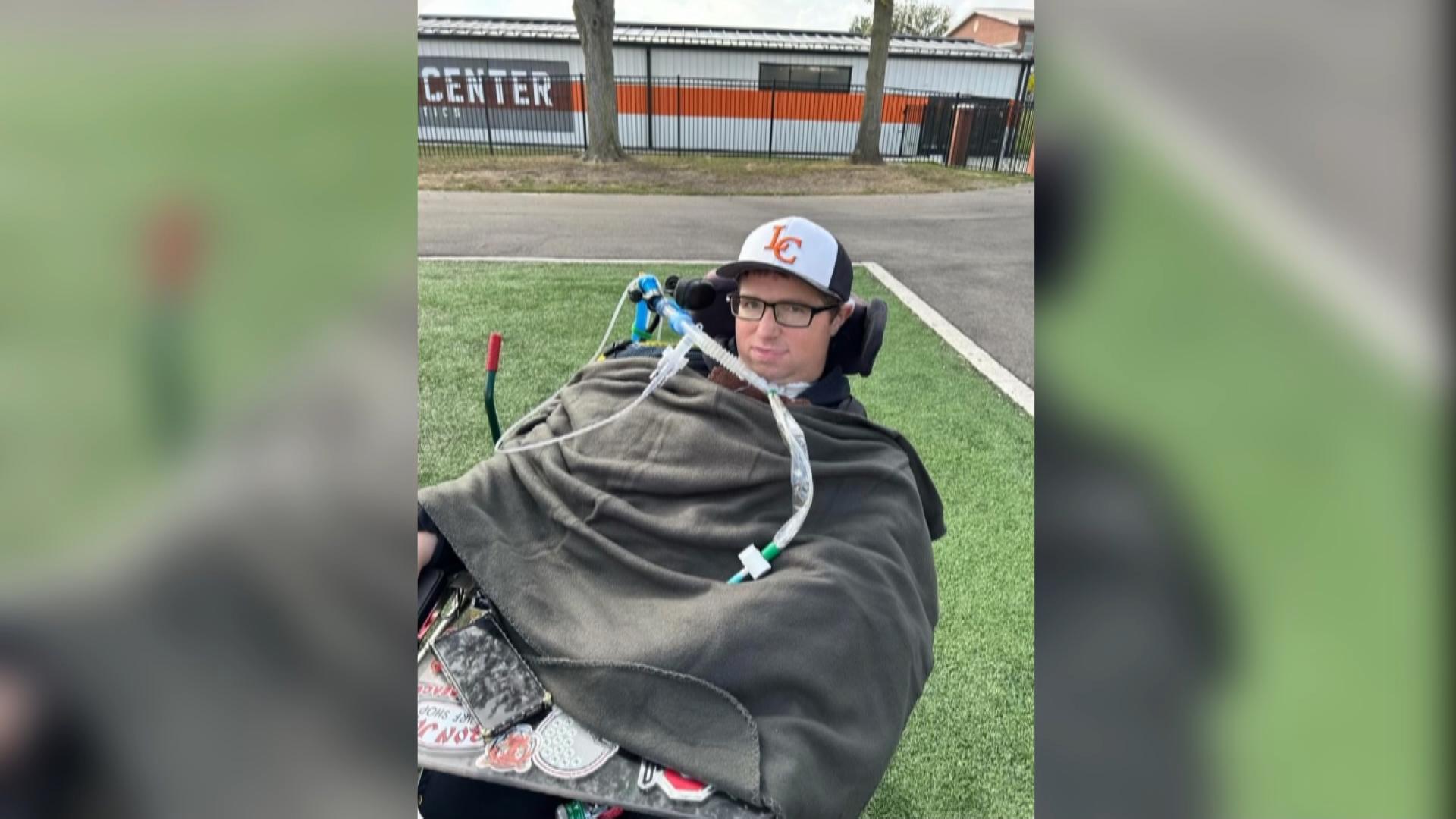 Kent Spiess, a staple of Liberty Center High School football games, died in April at the age of 38 following a long battle with Duchenne muscular dystrophy.