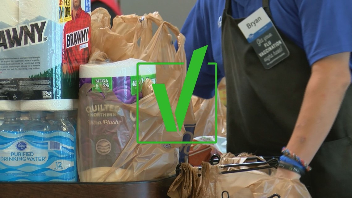 Can grocery bags carry COVID19. even with precautions?