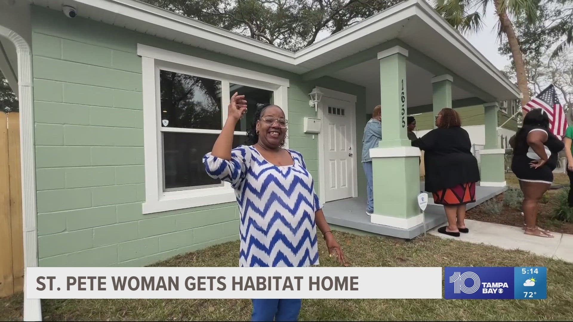 Katasha Bryant has waited over a year to move into her new home. Thanks to Habitat for Humanity, she will have an interest-free mortgage.