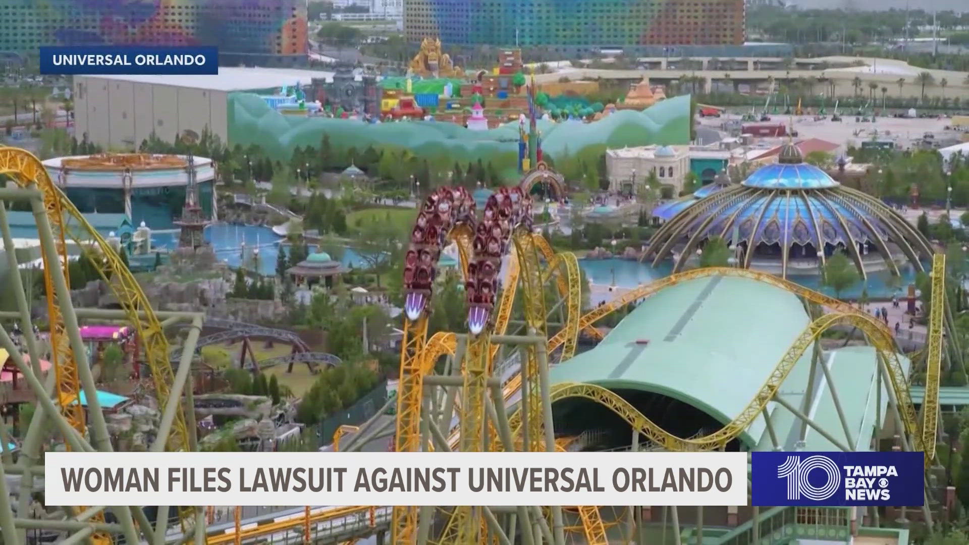 Woman sues Universal Orlando over injuries from same roller coaster in