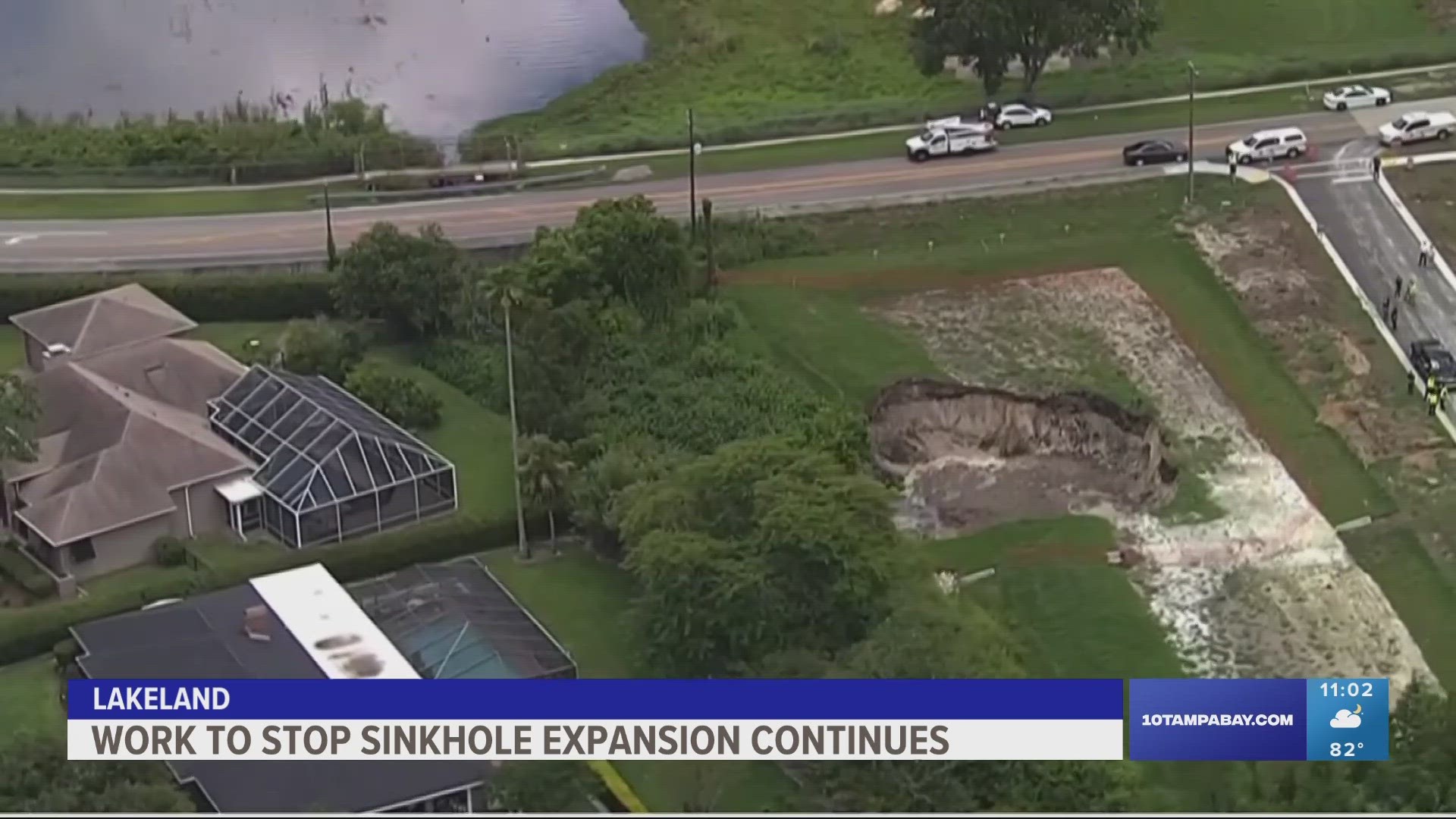 Polk County officials narrowed down what seems to be the cause behind the sinkhole — drilling.