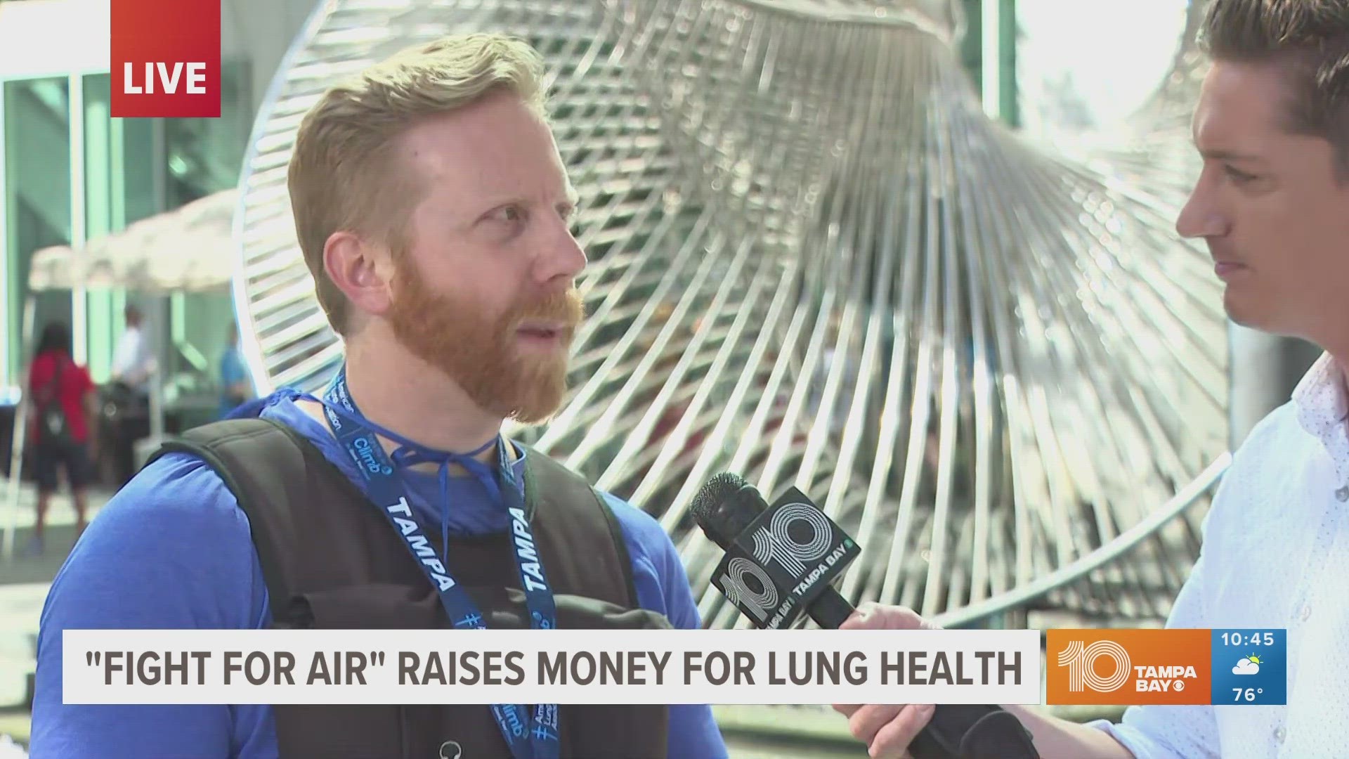 The Fight For Air Climb is one of the American Lung Association's signature fundraising events.