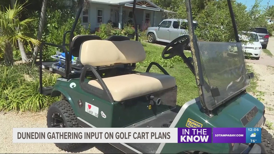 Dunedin gathering input on golf cart plans