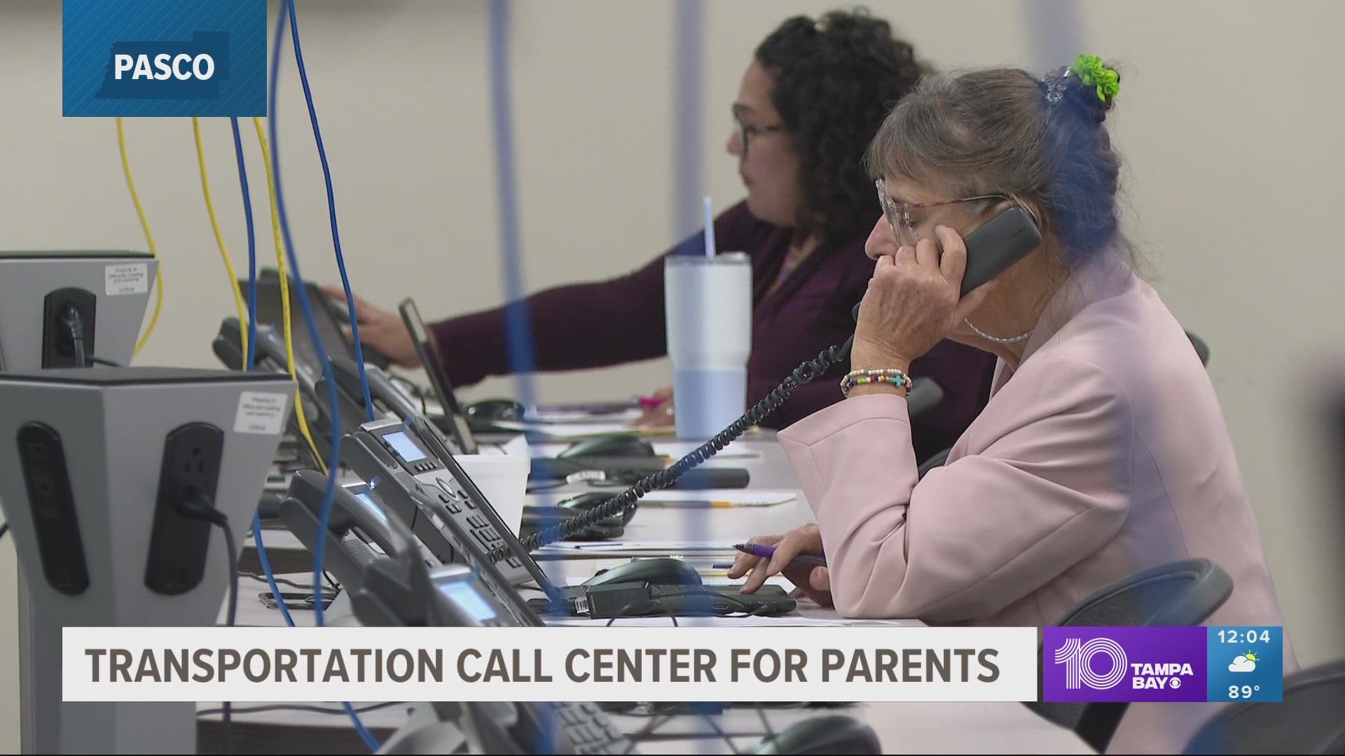Parents can call and ask about changes to bus routes and pickup times.