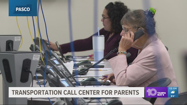 Pasco County opens new transportation call center for start to school year