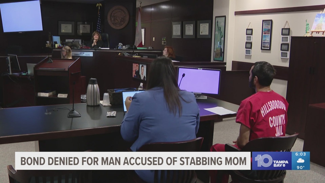 Bond denied for man accused of stabbing mom to death | wtsp.com