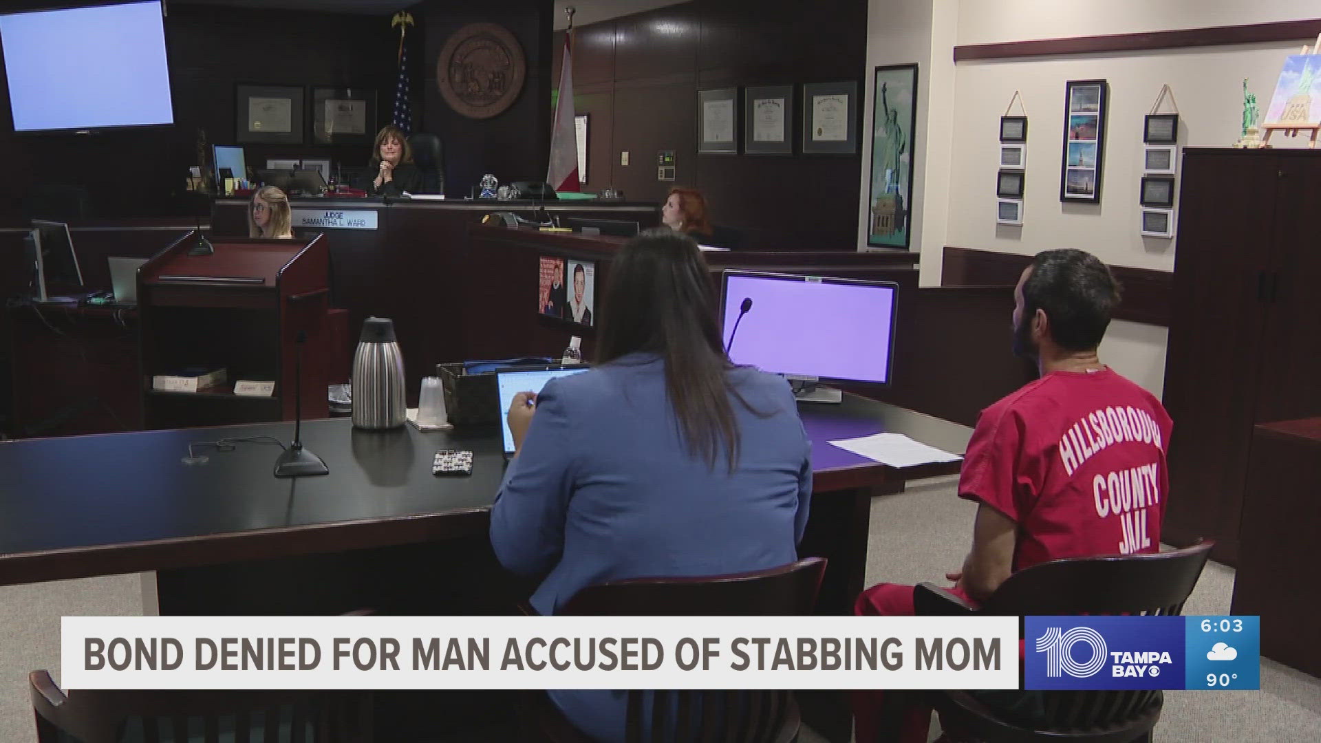 Bond denied for man accused of stabbing mom to death | wtsp.com