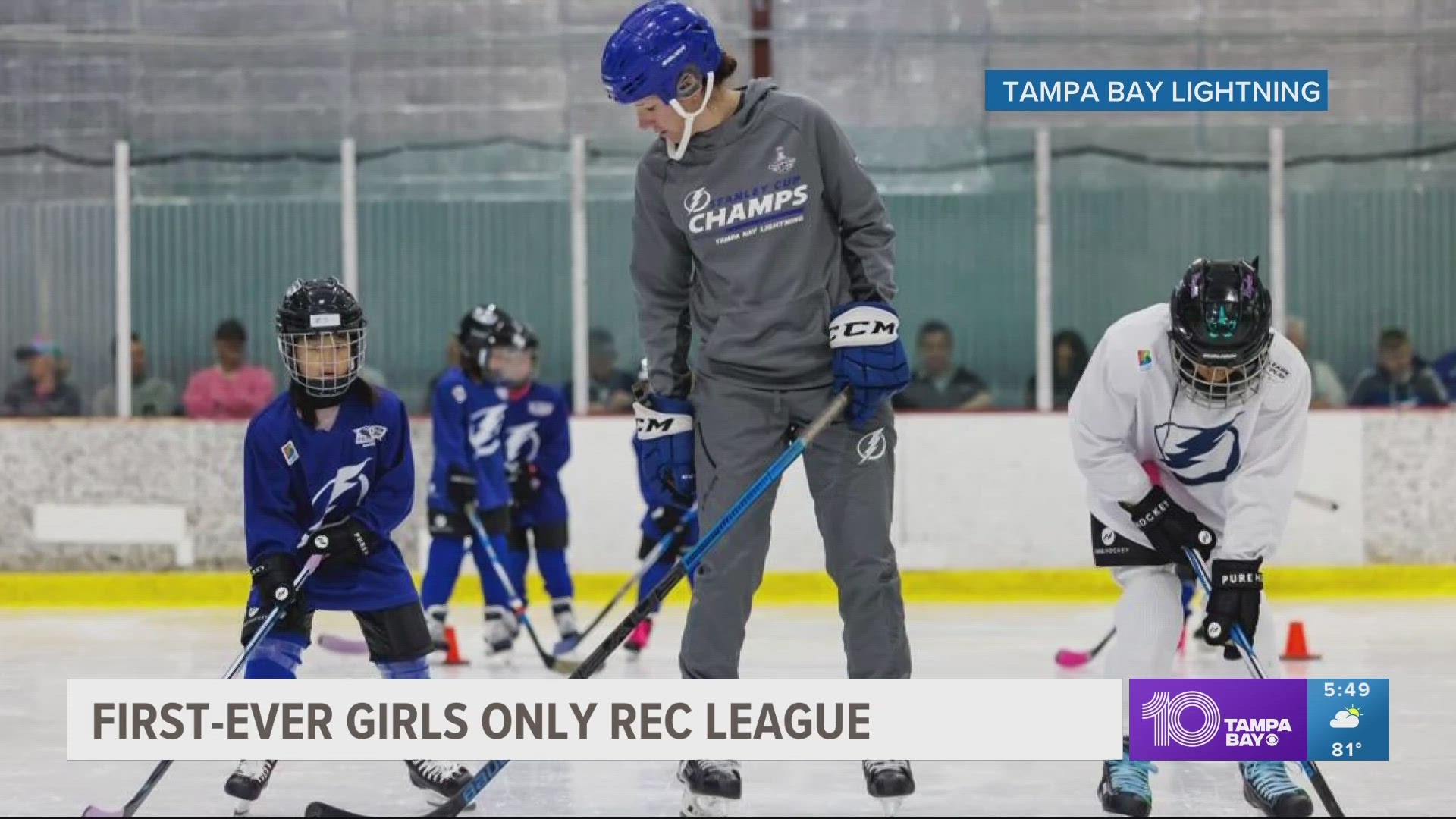 The league will consist of 30 girls from ages 7 to 10 and played at the Power Pole Arena in Tampa.