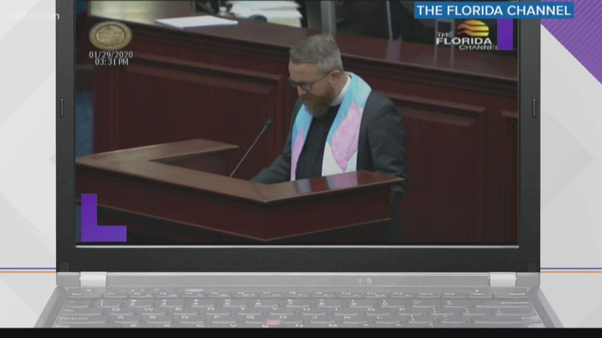 A Tampa Bay-area pastor ruffled more than a few feathers Wednesday when he delivered this invocation to the Florida House of Representatives.