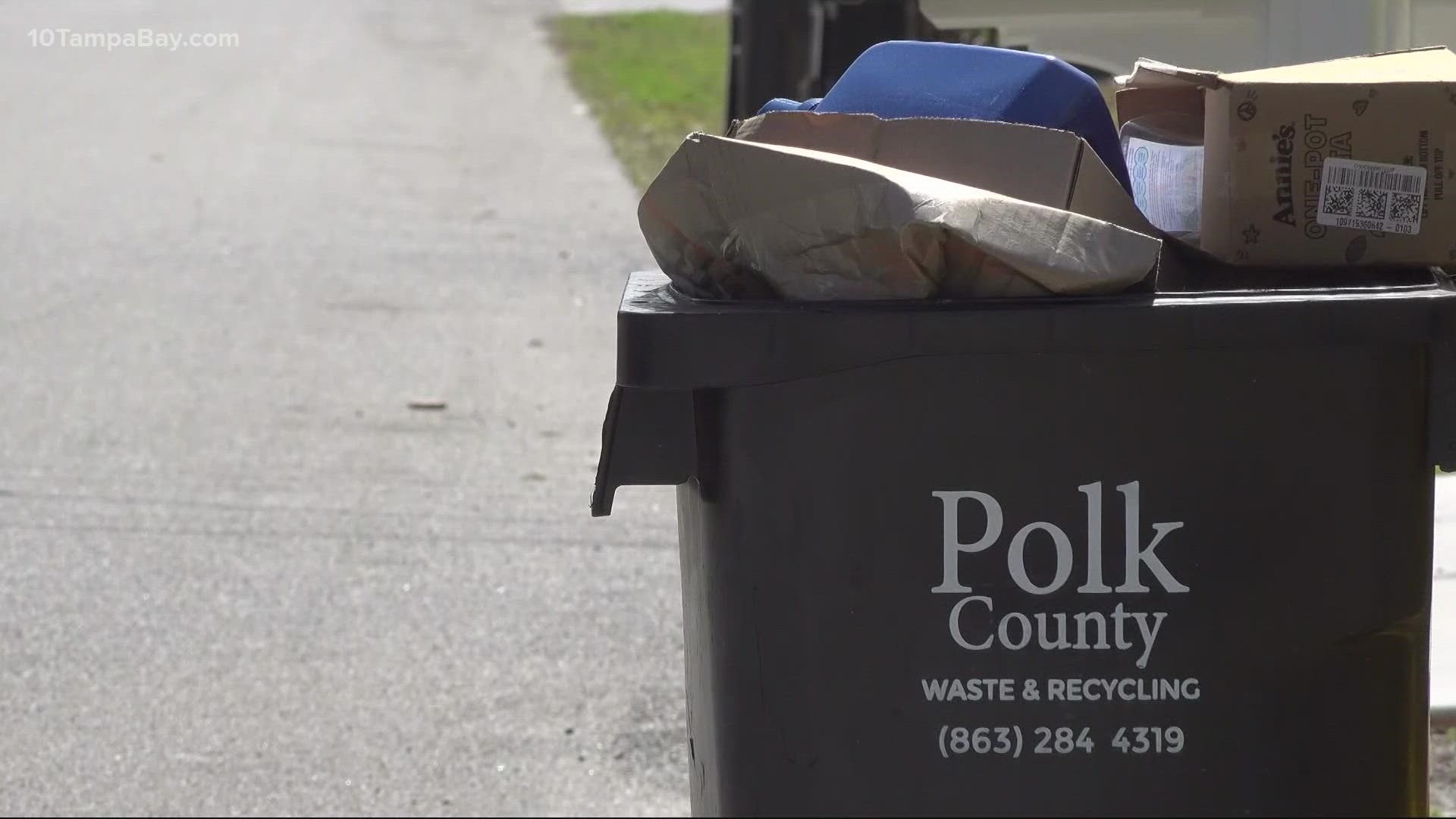 The recycling program was placed on a one-month pause so that resources could be shifted towards trash pick-up services.