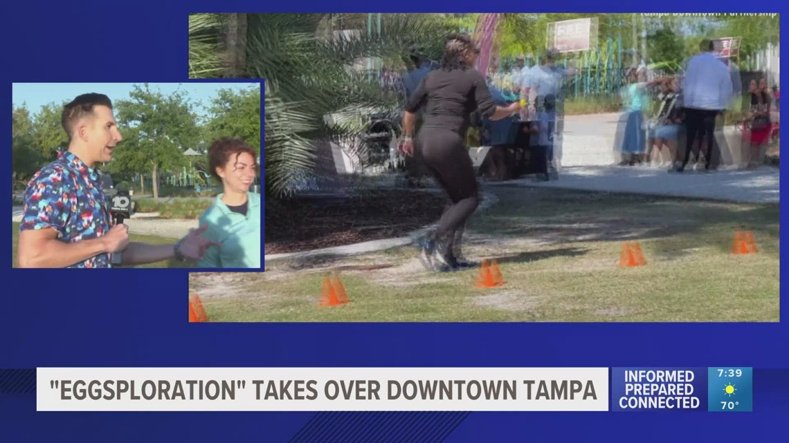 'Eggsploration' takes over downtown Tampa