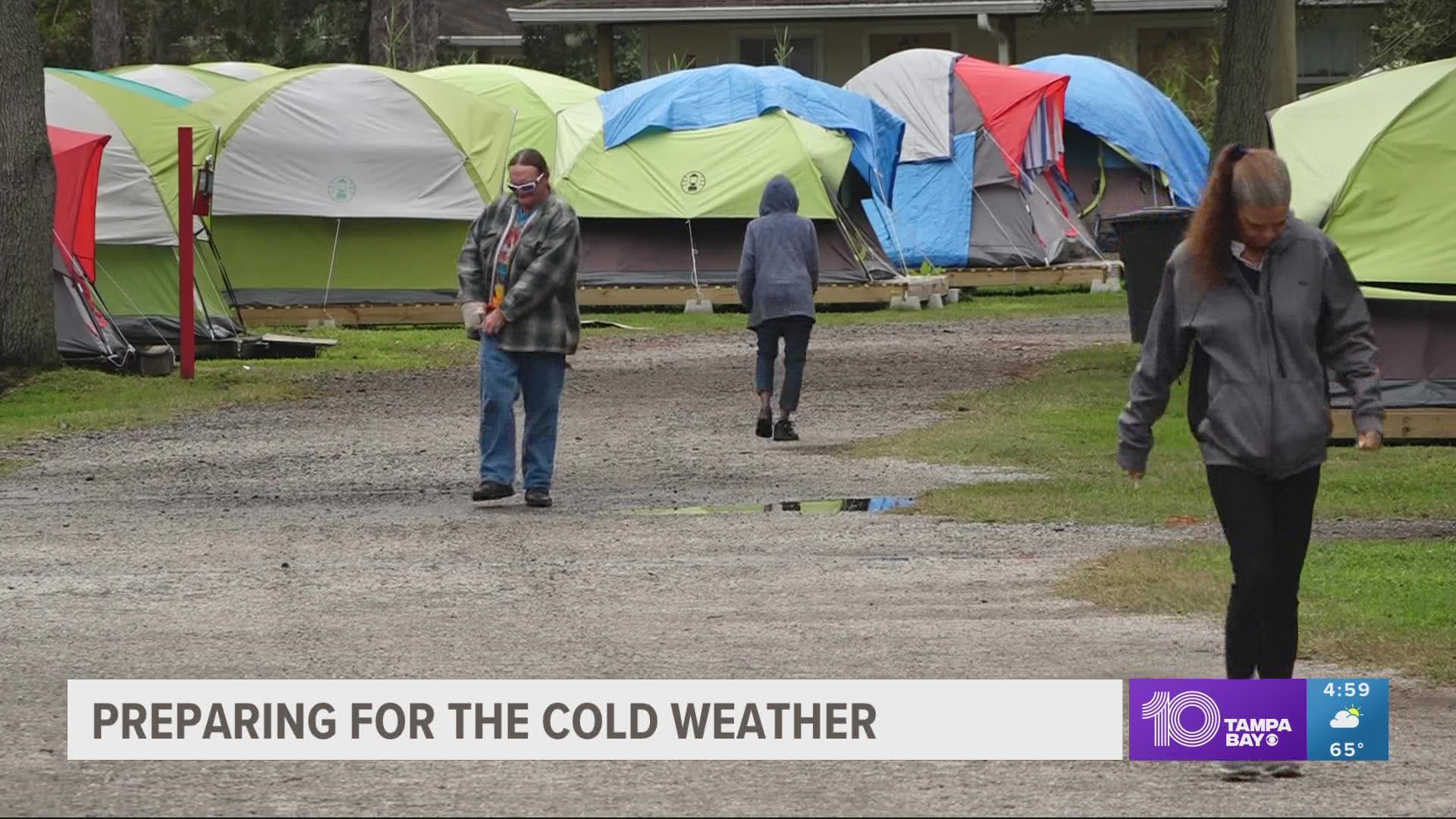 Shelters like Pinellas Hope and others across the Tampa Bay area are preparing for what could be days of dangerous, freezing temperatures.