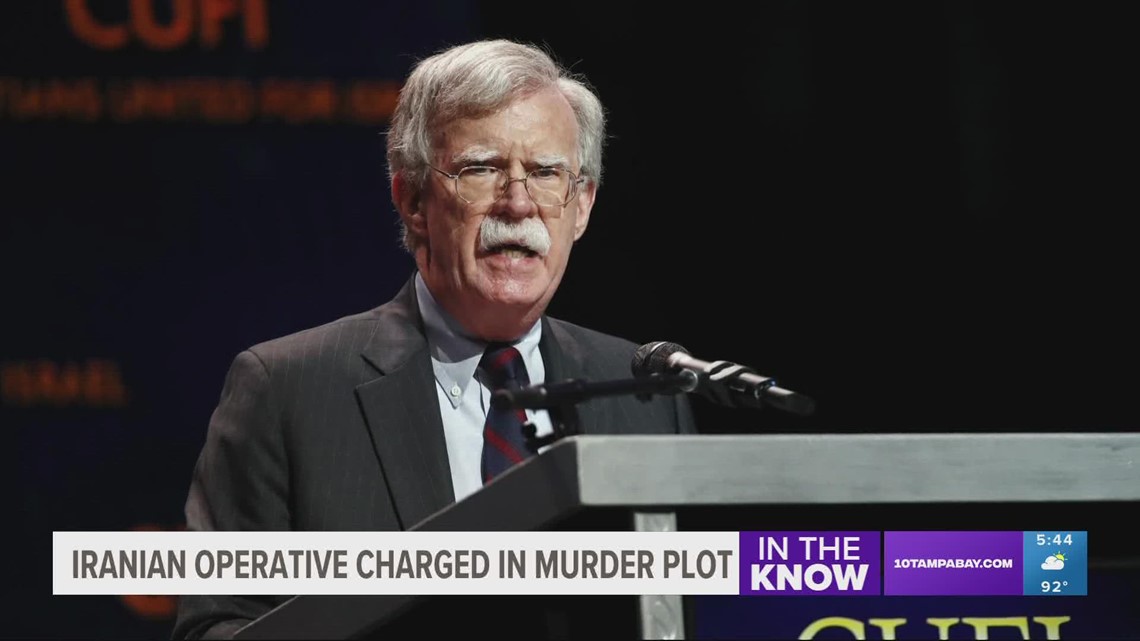 Iranian operative charged in plot to murder John Bolton
