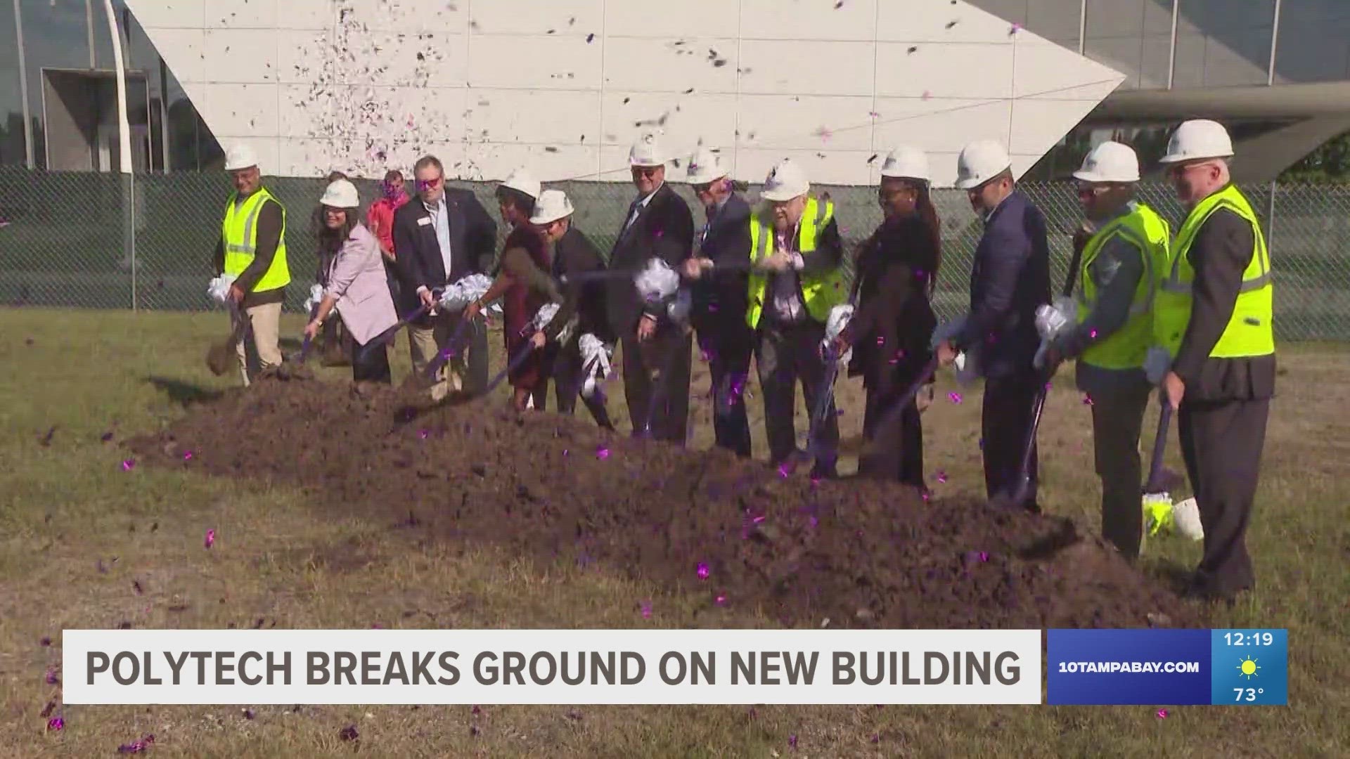 One of Florida's newest universities broke ground on its first engineering building.