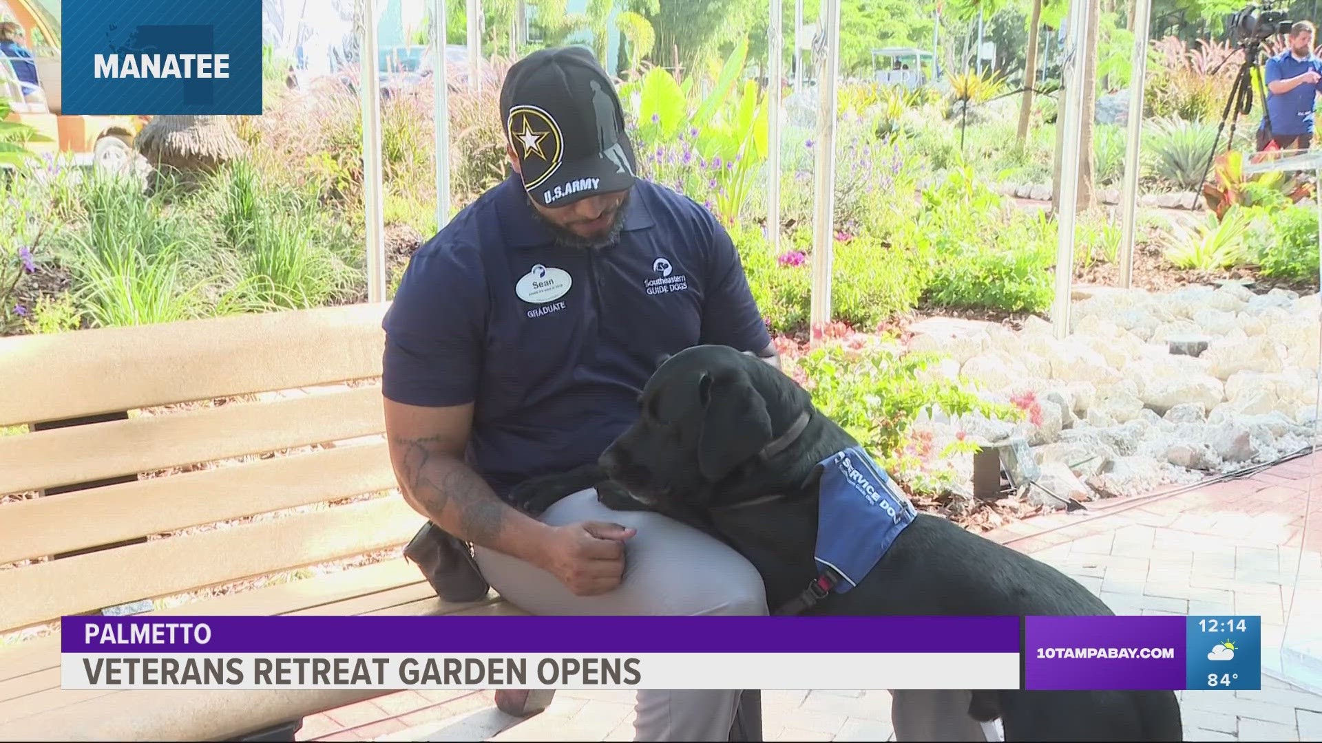 The program was developed to bring guide dogs and veterans together.