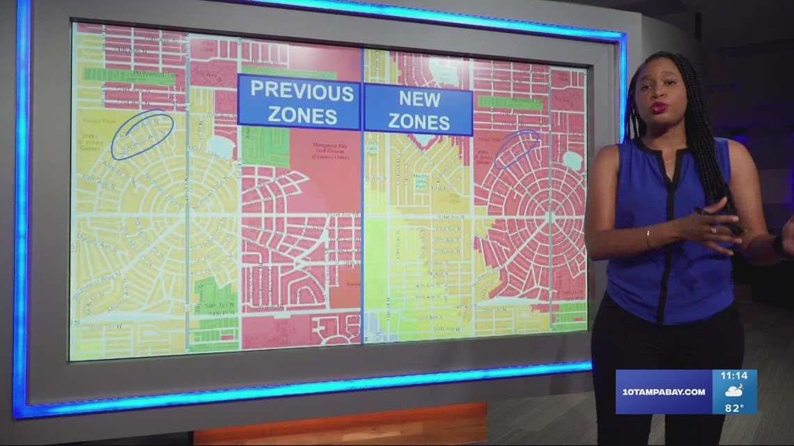 Nearly 100,000 homes have new evacuation zones in Pinellas County. What