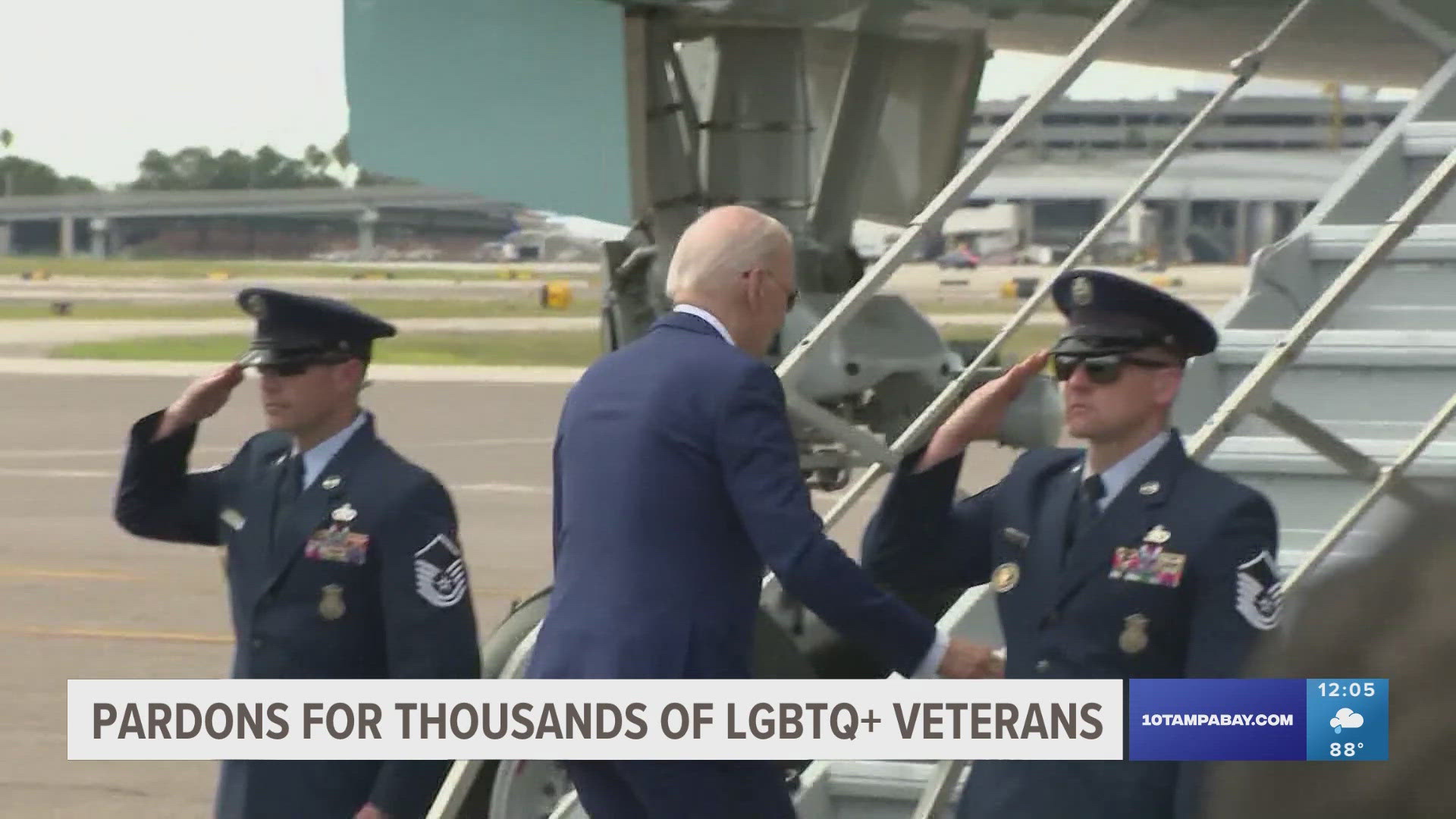 Biden pardons potentially thousands of ex-service members convicted under  now-repealed gay sex ban