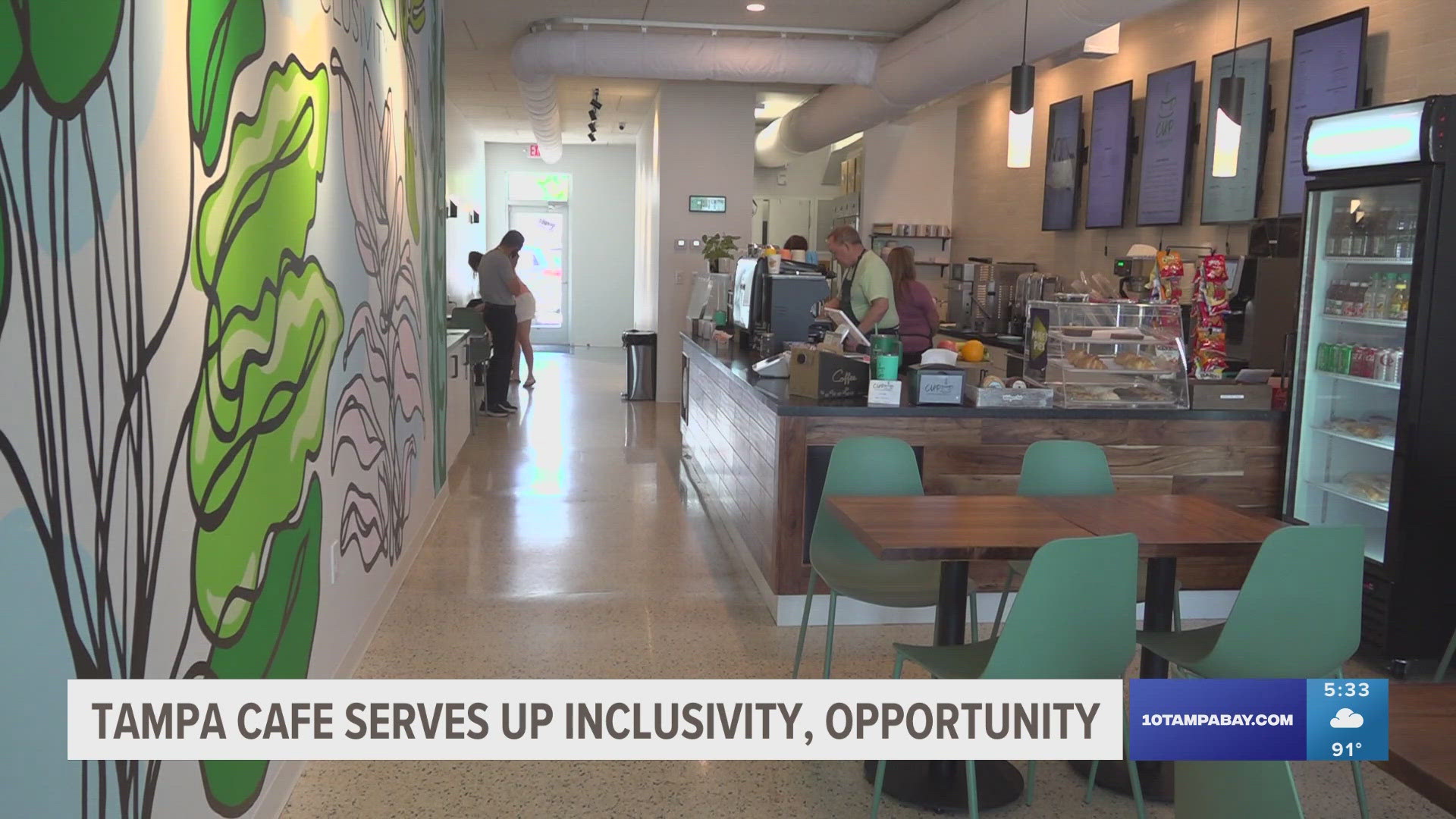 CUP, or Coffee Uniting People, is a local non-profit that employs people over 22 with disabilities.