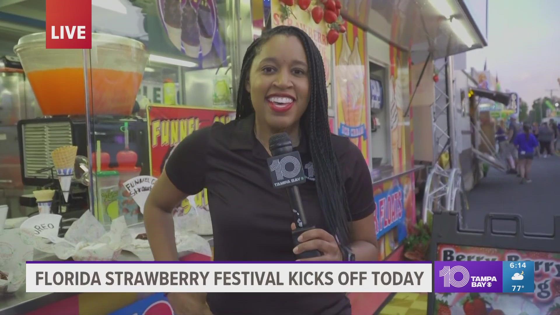 For those anxiously waiting for the return of the beloved Florida Strawberry Festival, it's right around the corner!
