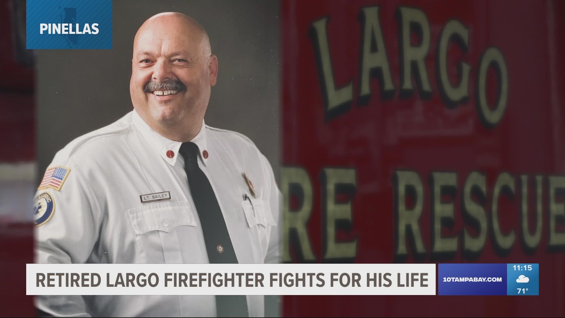 Phillip Bailey served the Pinellas County area for about 30 years as a firefighter.