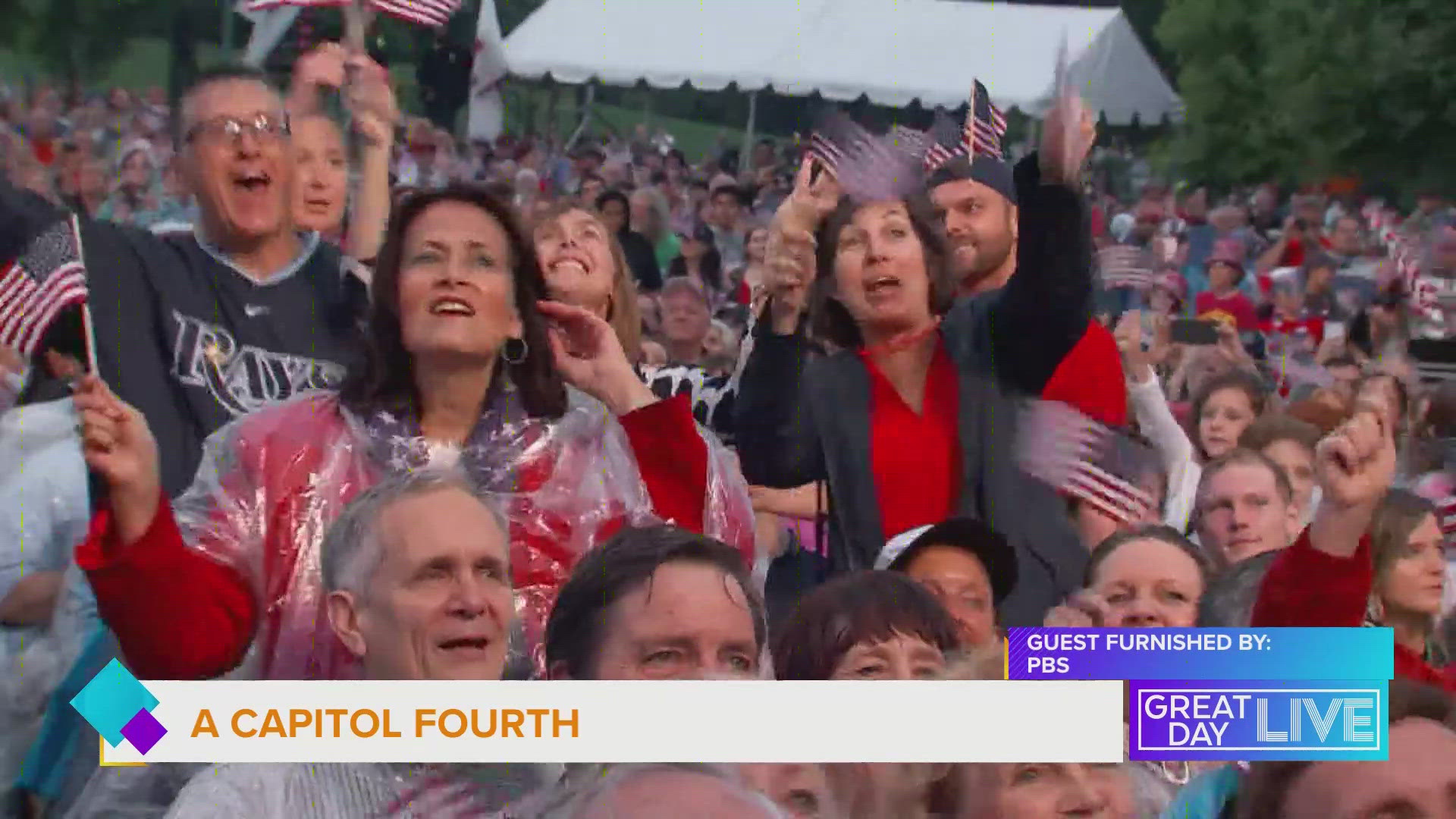 The 44th annual "A Capitol Fourth" set to air July 4th on PBS at 8pm ET.