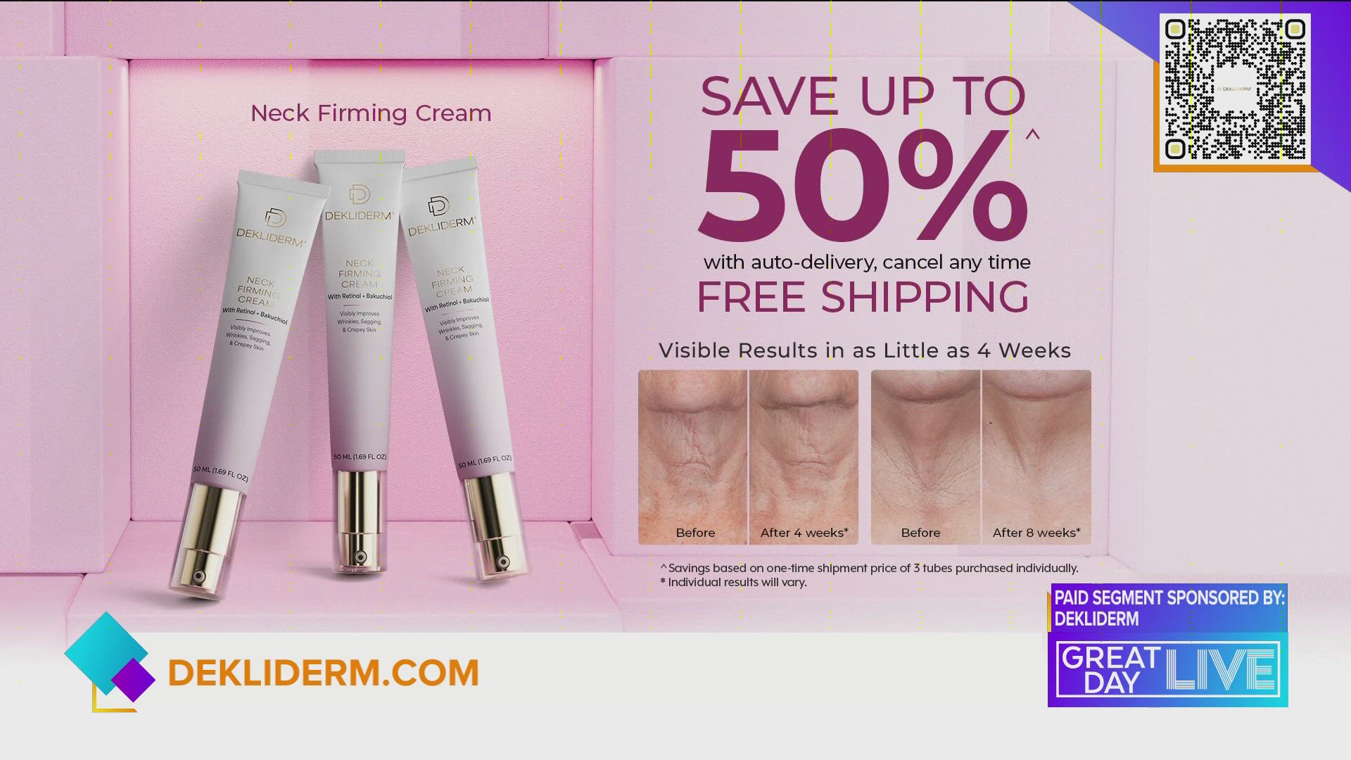 This story is sponsored by: Dekliderm. If you're looking to erase the signs of aging, Dekliderm may be just what you need. www.dekliderm.com