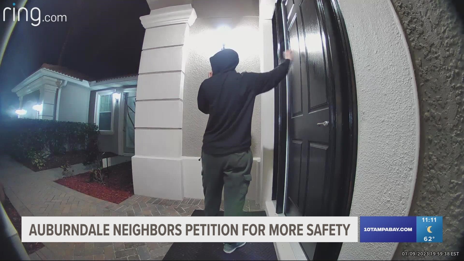 After several scary incidents, a petition is being signed to get a response from the Lake Juliana Estates homeowner's association.