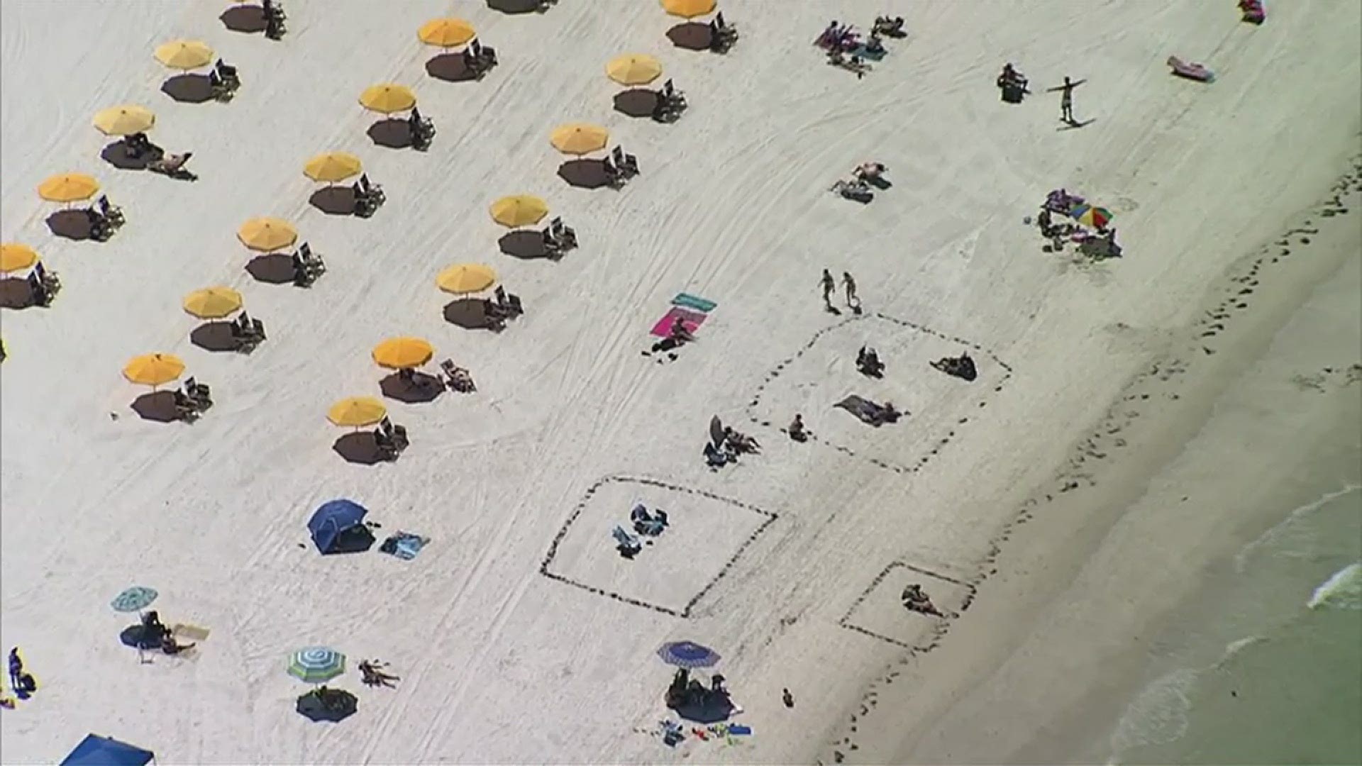Pinellas County beaches reopened Monday, May 4, and it was clear many people were itching to get back on the sand.