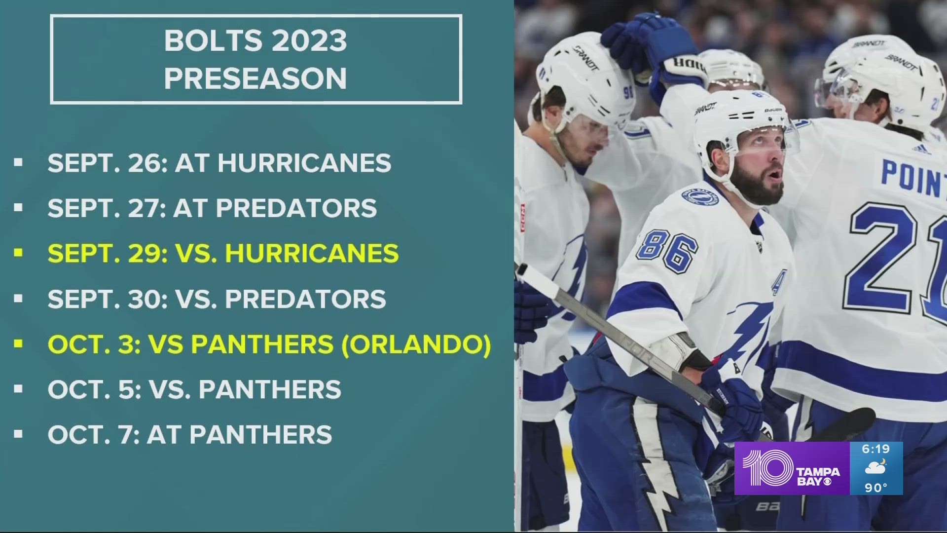 Panthers announce 2023 schedule