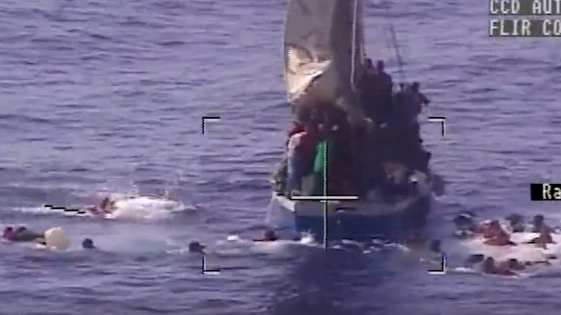 The Coast Guard has released new video in an effort to discourage migrants from trying to sail to the United States illegally.

On Wednesday, a Coast Guard Air Station Clearwater MH-60 Jayhawk helicopter crew that was deployed to the Bahamas detected a migrant boat roughly 49 miles southeast of Great Inagua.

A Coast Guard cutter crew worked with a Royal Bahamas Defense Force crew to intercept approximately 177 Haitian migrants -- seven of whom were minors. The migrants were packed aboard an overloaded 45-foot wooden freighter.

Then on Thursday, a Customs Air and Marine Branch aircraft spotted a 20-foot vessel roughly 46 miles east of Boca Raton and dispatched another cutter that intercepted that boat, which had 14 Haitian migrants and two suspected smugglers aboard.