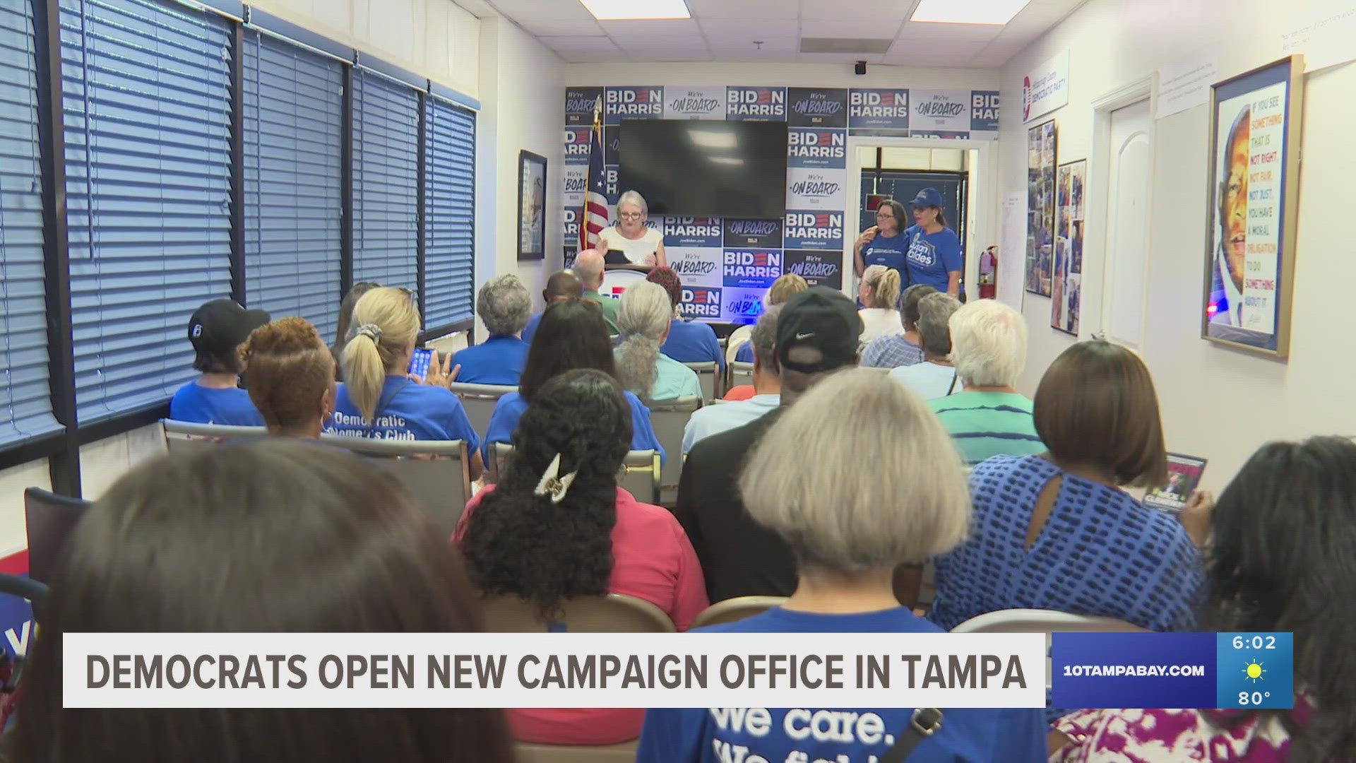 As the presidential campaign trail heats up, the Biden-Harris Administration and the Florida Democratic Party have opened a new office in Hillsborough County.