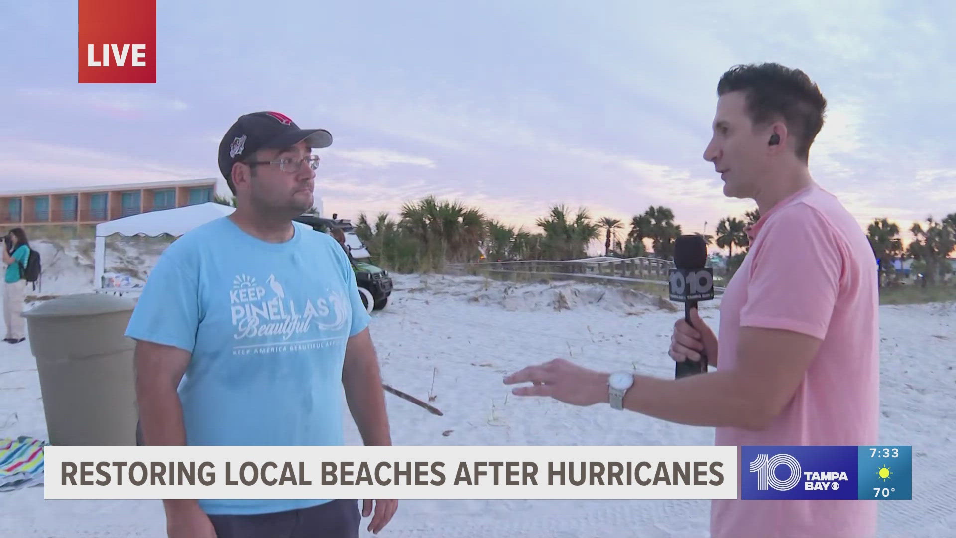 Keep Pinellas Beautiful has been organizing cleanups to cleanup the debris on the barrier islands.