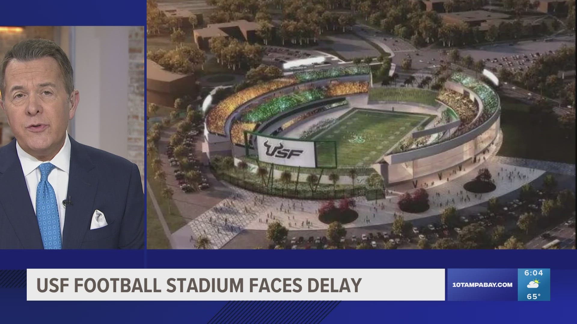 “As much as we want to have a stadium in ‘26, there's no possible way to get that done,” said Stadium Planning Co-Chair Jay Stroman.