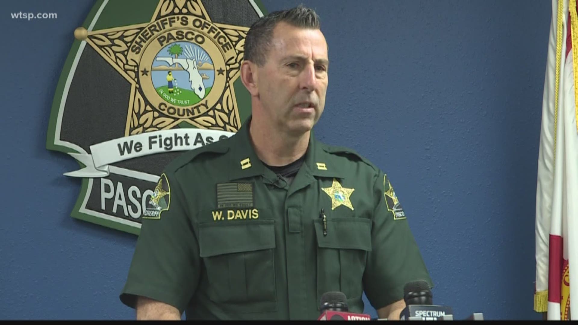 Pasco County schools saw an extra law enforcement presence on the anniversary of the Parkland school shooting.