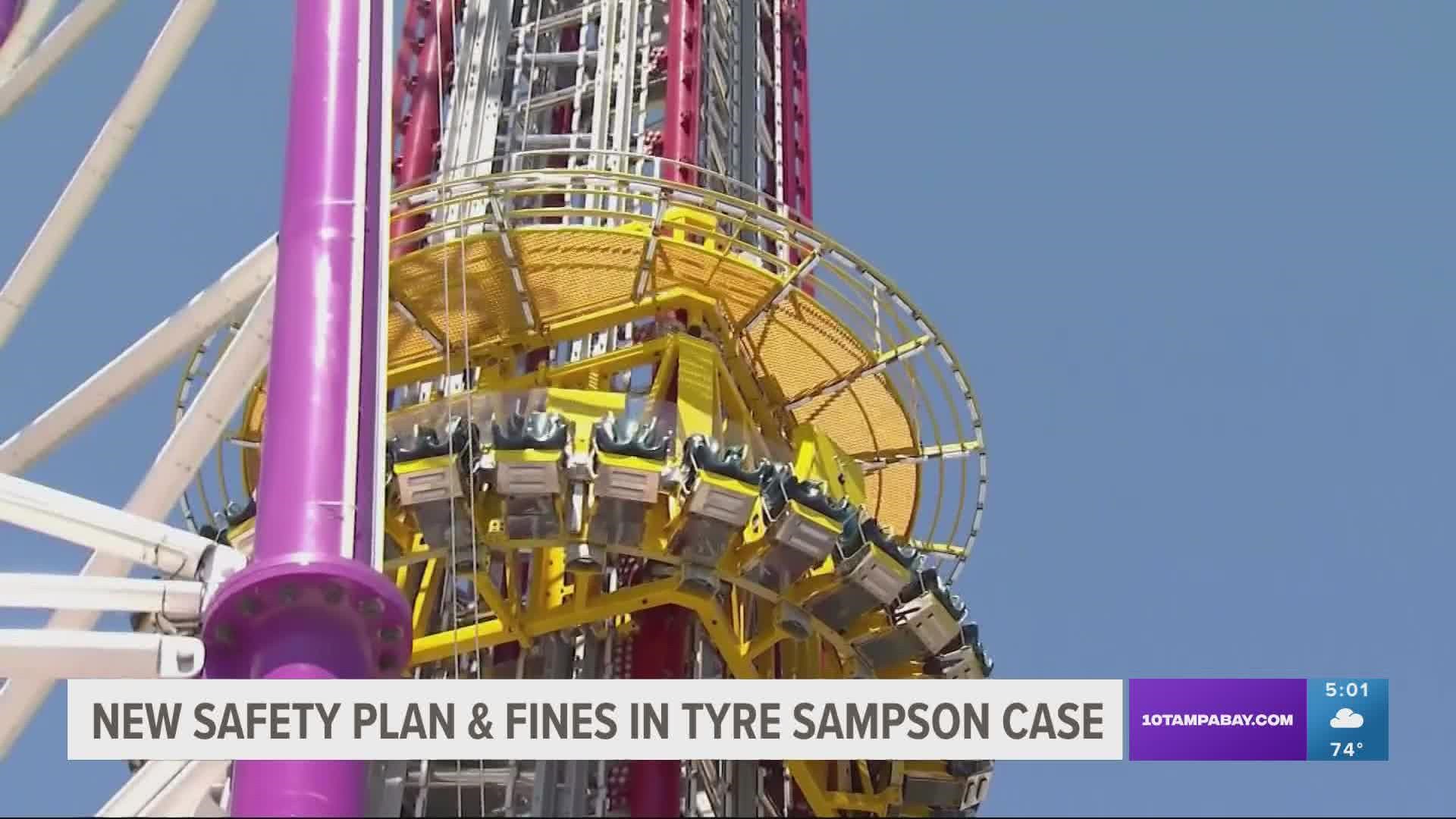 The commissioner explained the department’s investigation found that the teen fell from the drop tower because of changes made to the ride by its operators.