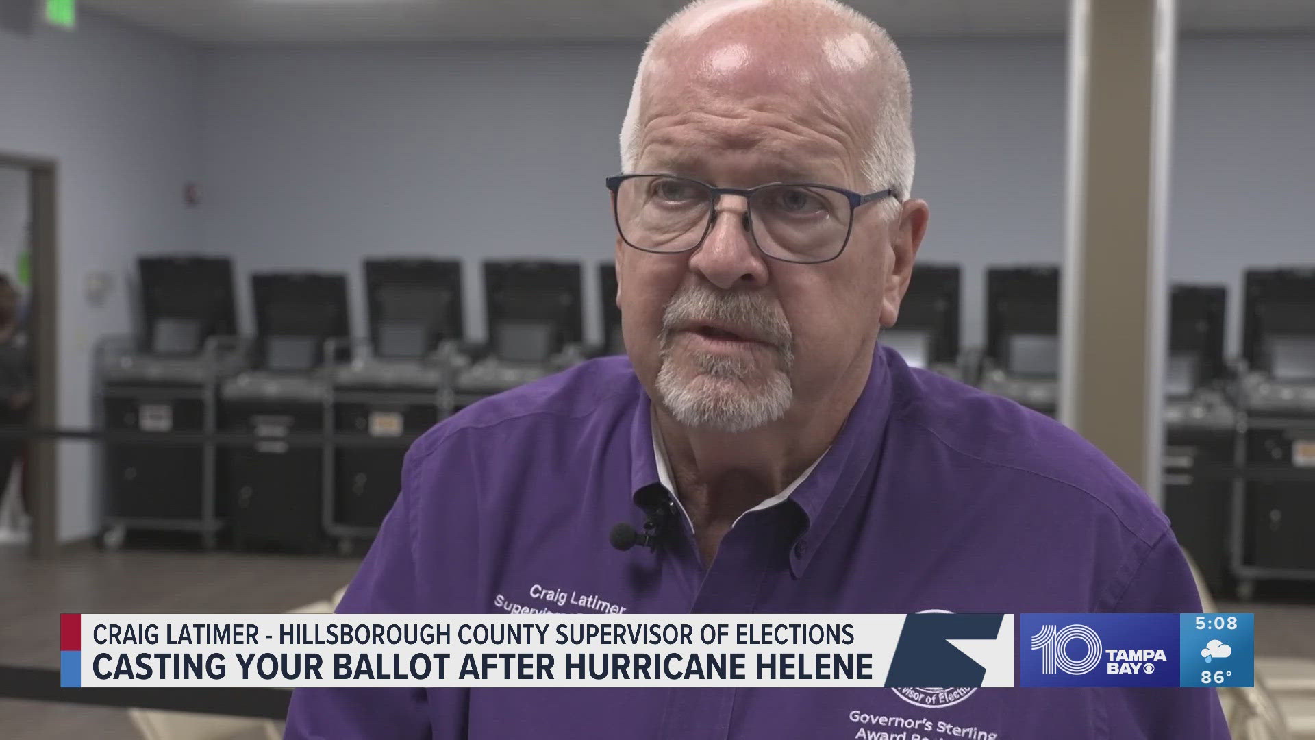 The public test of the tabulators went smoothly, but everyone recognizes that Hurricane Helene could make it more difficult to hold the upcoming election.