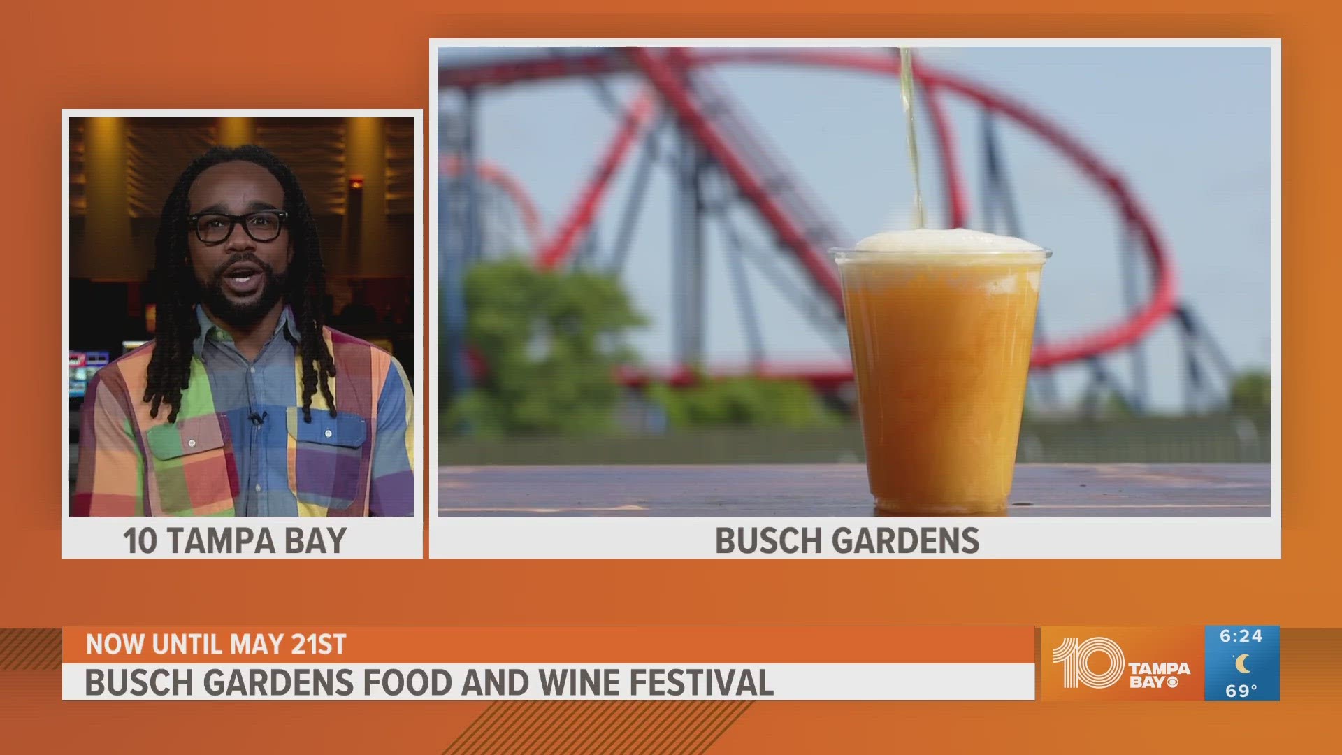 Busch Gardens' Food & Wine Festival runs through May 21.