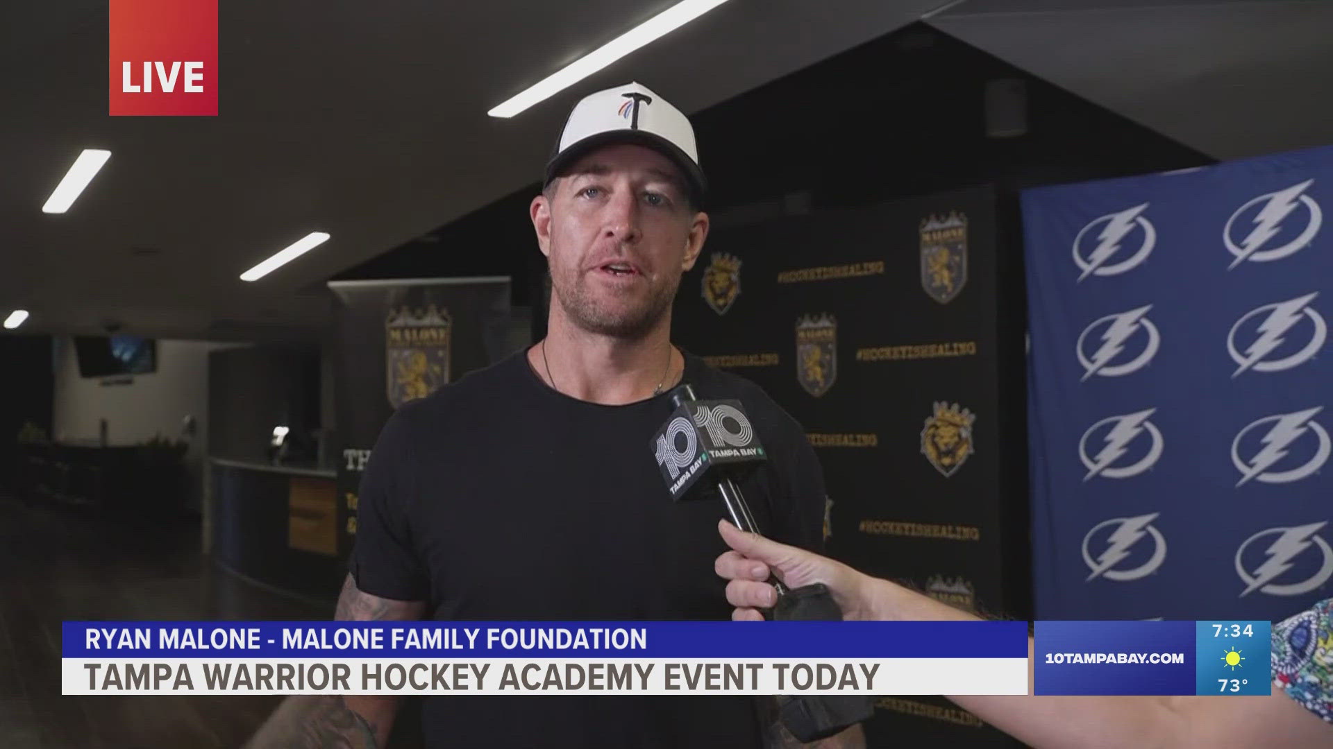 THe one-day hockey skills and wellness camp will also teach participants about overall well-being under the guidance of Tampa Bay Lightning alumni and others.